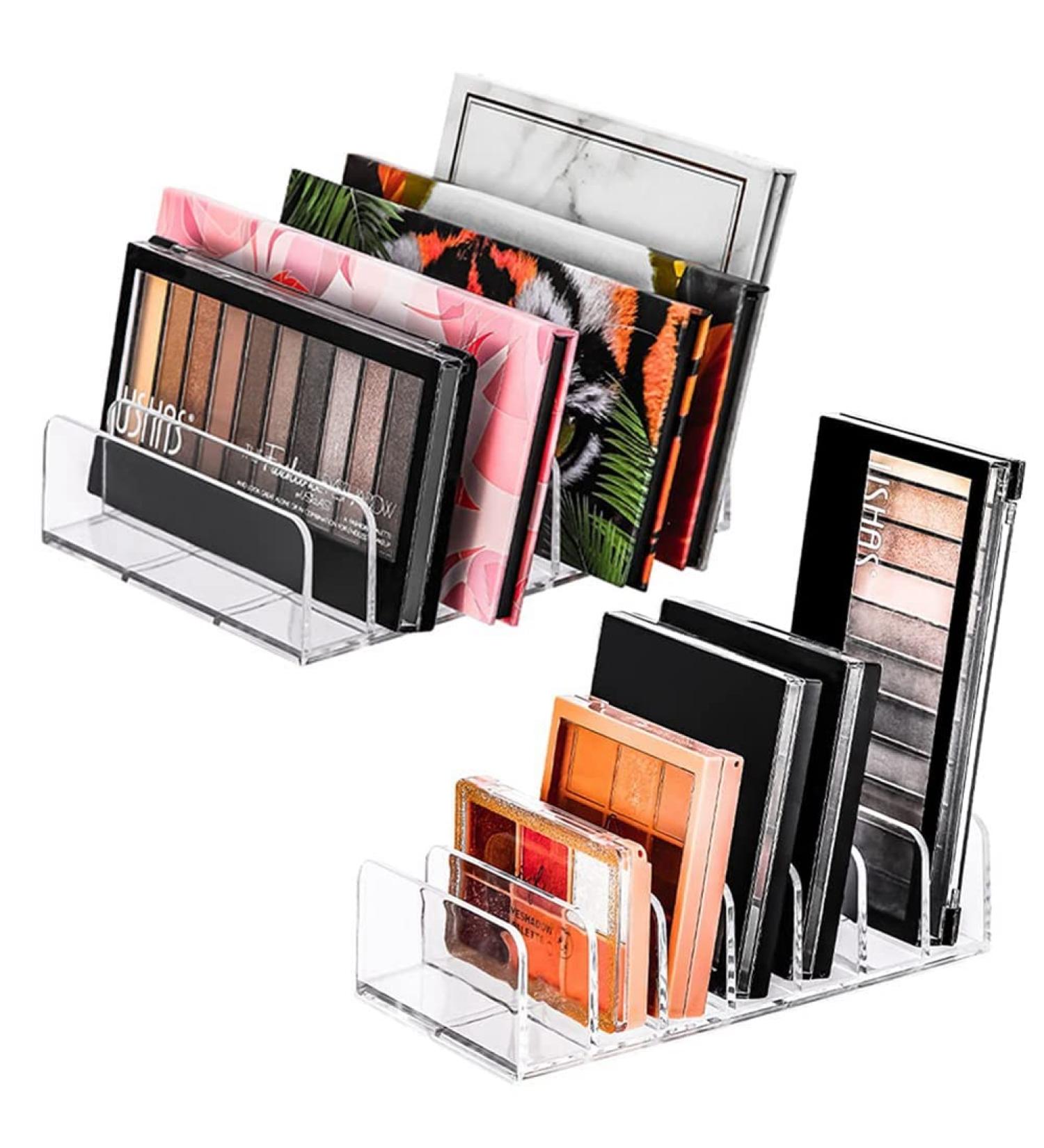 Bumdenuu 2PCS Eyeshadow Makeup Palette Cosmetic Organizer - Waterproof Eyeshadow Organizer for Eye Makeup Palette 7 Sections - Buy Online on GoSupps.com