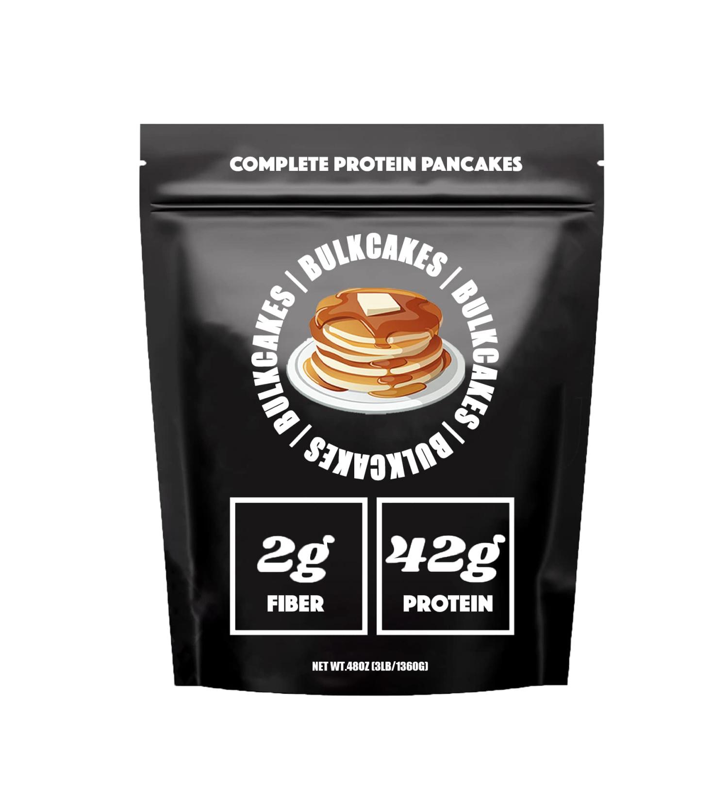 Bulk Buttermilk Protein Pancake Mix - 3LB | 42g Protein | Low Carb & Keto-Friendly | Just Add Water | Healthy Pancake & Waffle Mix - 48oz - Buy Online on GoSupps.com