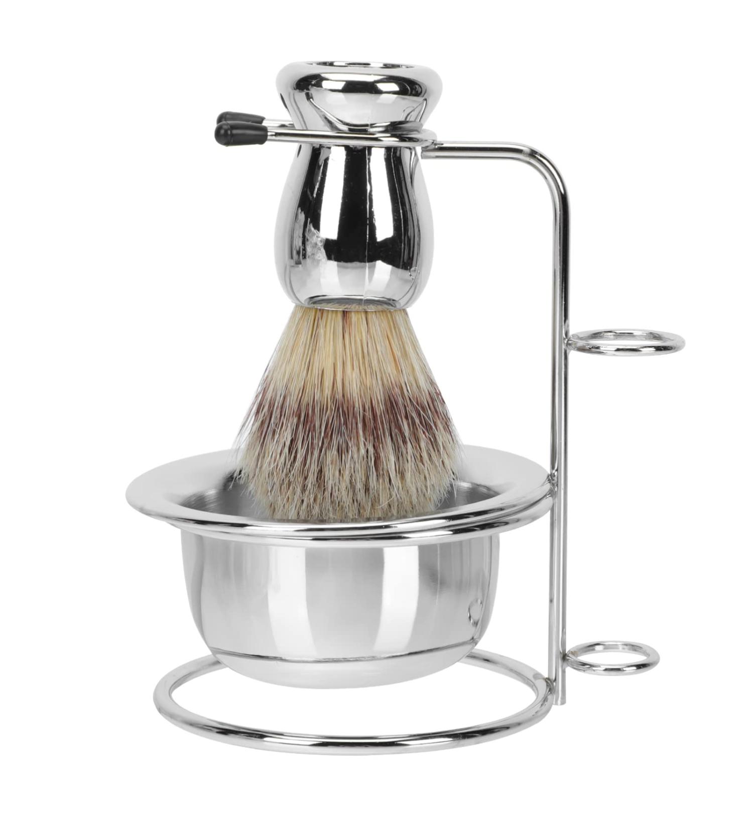 Beavorty Bart's Brush Halter Razor Neck Brush Set - Travel Shaving & Beauty Products Metal Train Free Steel - International Shipping Available - Buy Online on GoSupps.com