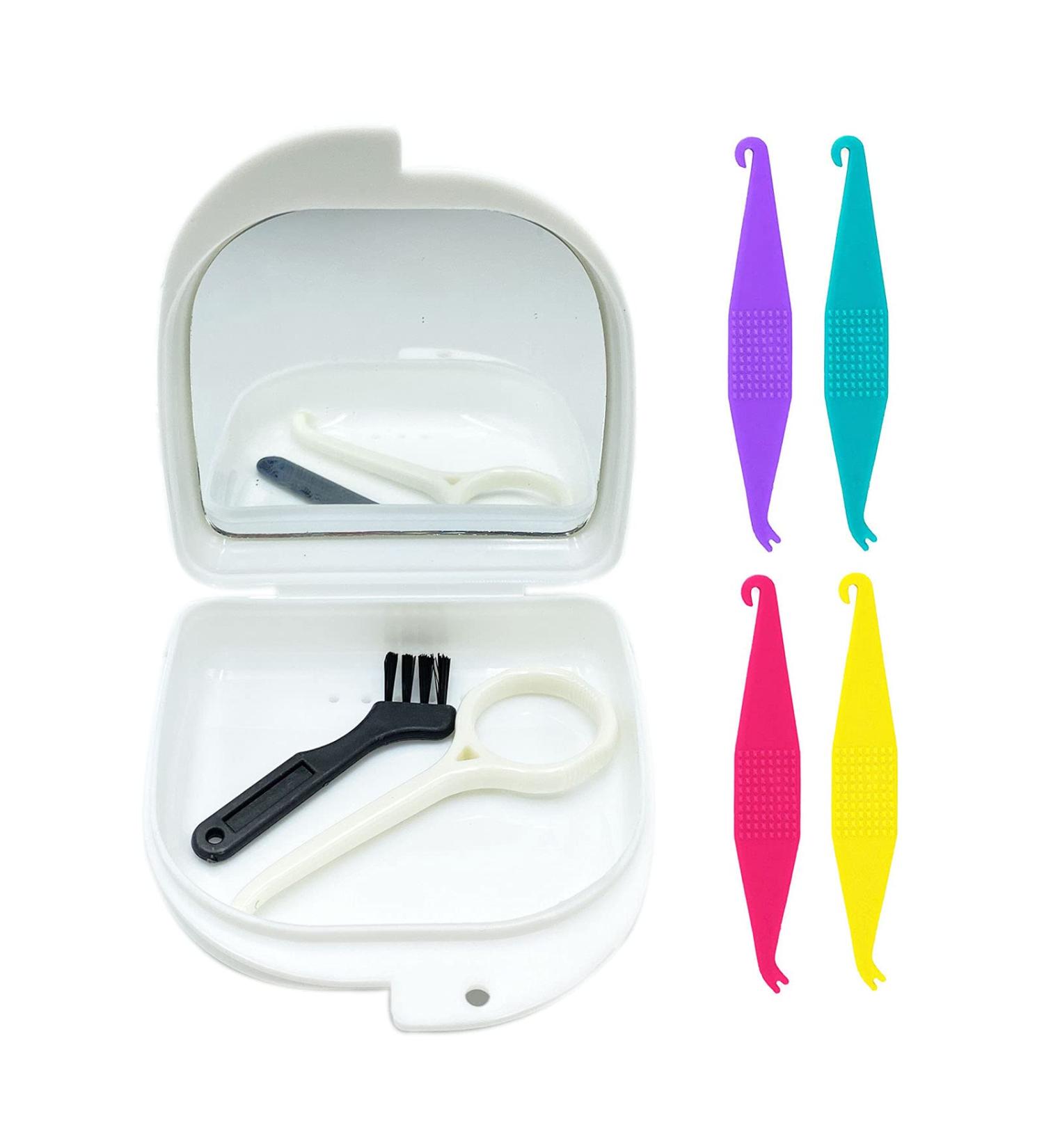 HRASY 7-Piece Mussitation Design Set - Complete with Stopping Case Alignment Tool Rubber Bands & Cleaning Brush | White/Opulent Garden - International Shipping Available - Buy Online on GoSupps.com