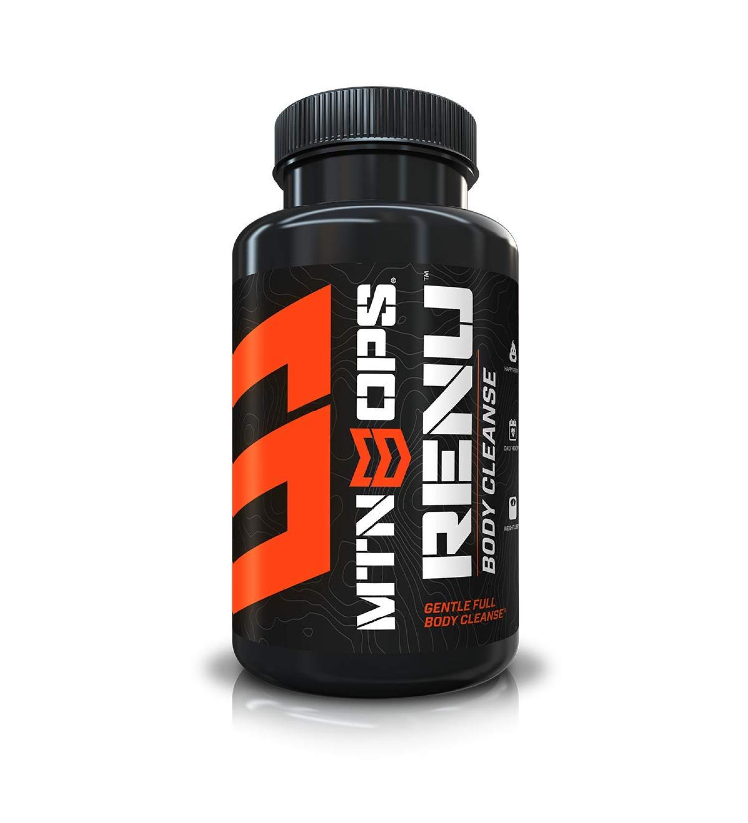 MTN OPS Renu Detox Cleanse Capsules - Full Body & Colon Cleanse | Antioxidant Supplement | 30 Servings, 60 Count - Buy Online on GoSupps.com