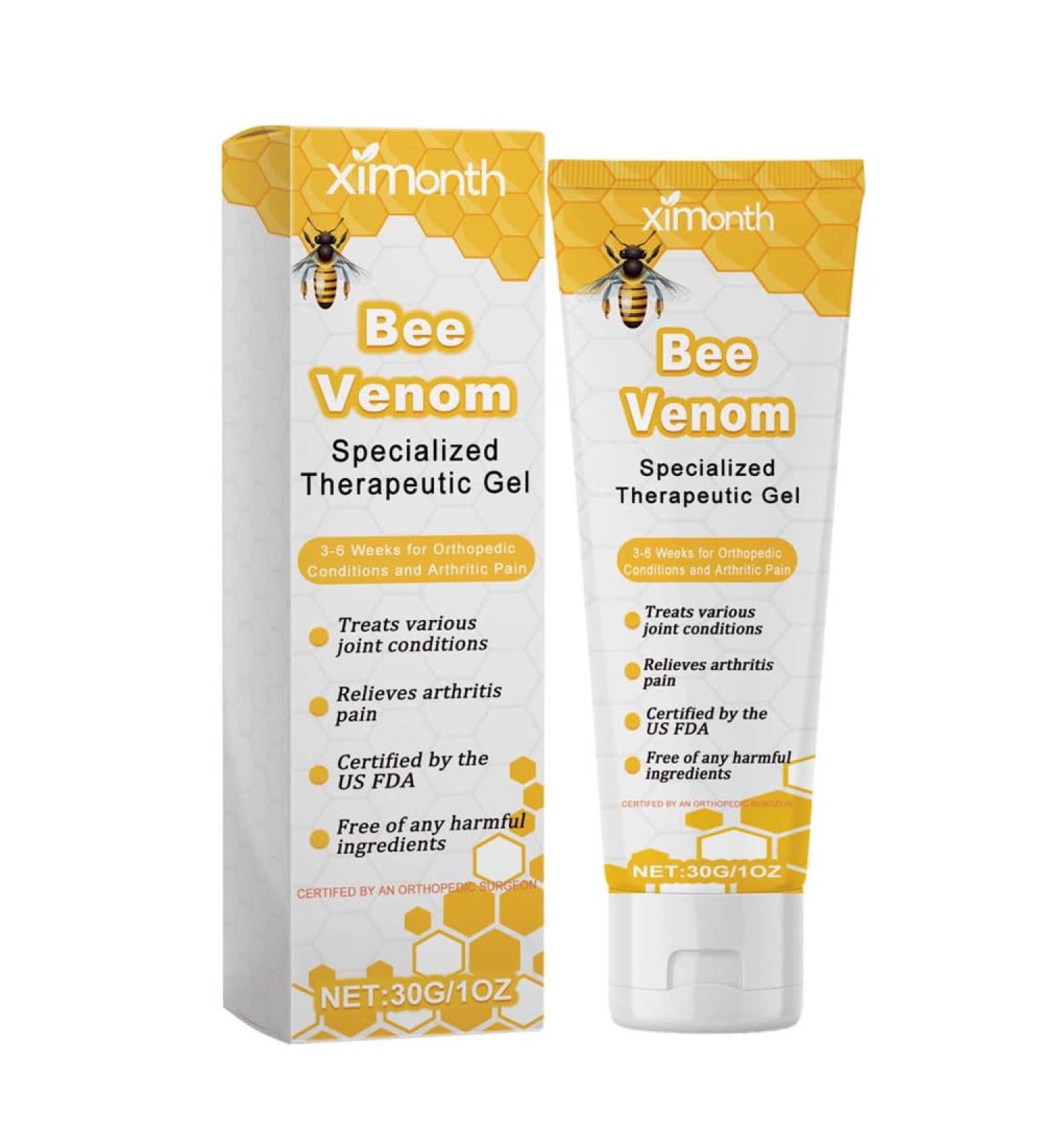 Bee Venom Cream Pain Relief Cream Reduce Pain Relieve Stiffness Muscle Sooting Cream for Joint Protection Discomfort Treatment Default - Buy Online on GoSupps.com