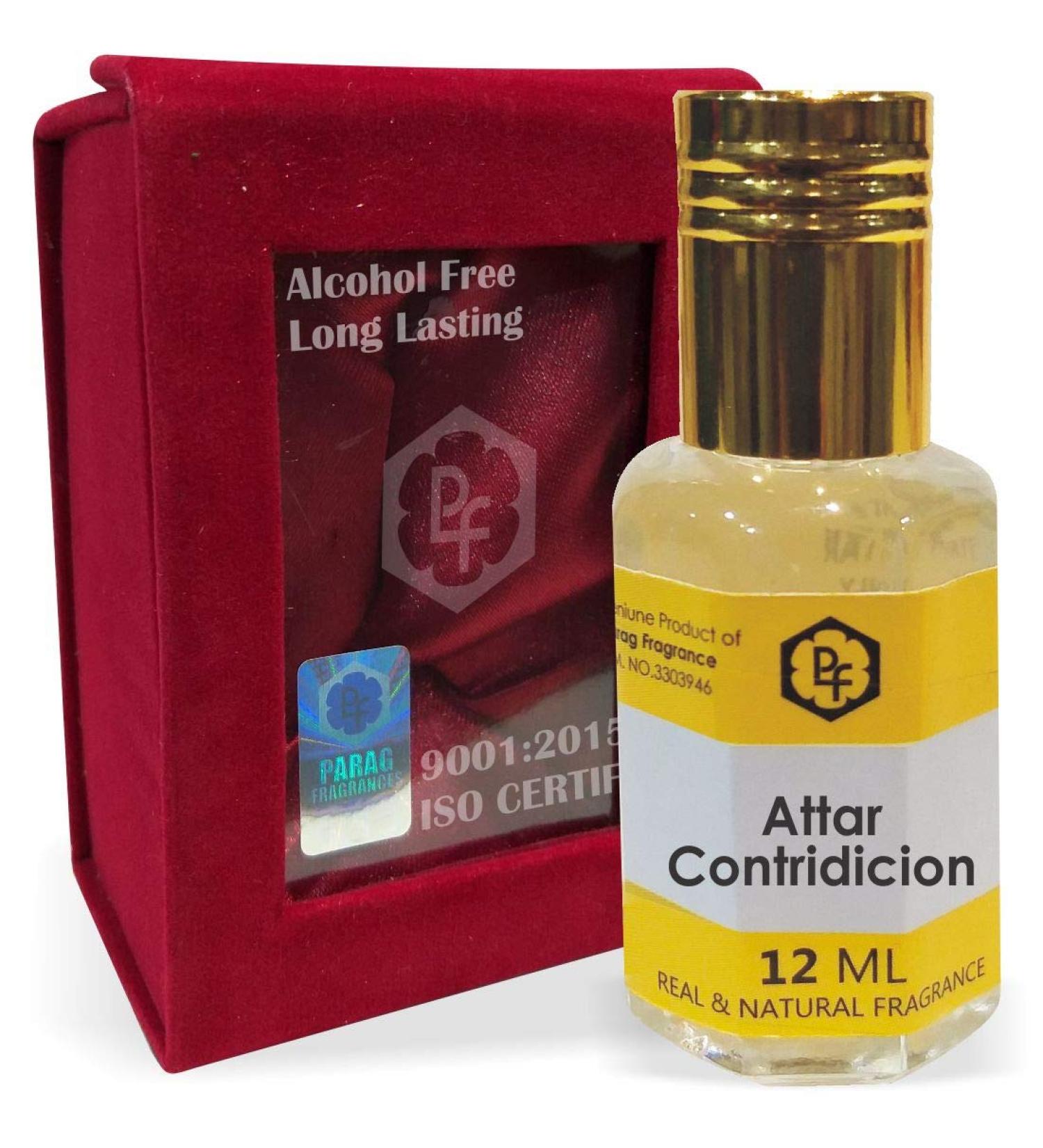 Parag Fragrances Contridicion Attar 12ml With Precious Gift Pack|Best Attar For Man|Long Lasting Attar|Ittar|Attar|Perfume|Fragrance Oil|Gift For Man Also Available in 25ml/100ml/500ml
