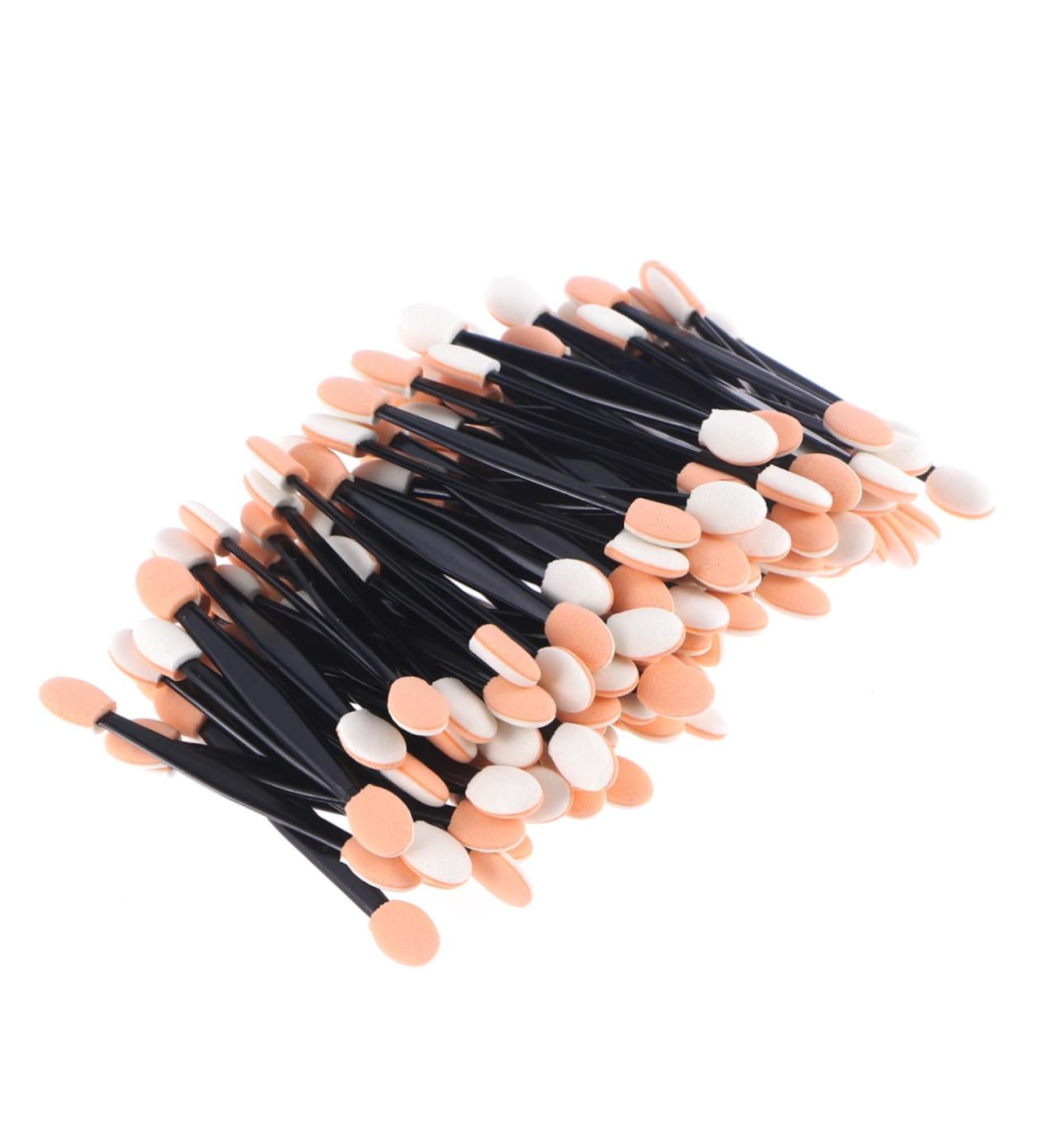 Housoutil 100pcs Eyeshadow Sponges Blending Sponge Double Sided Makeup Applicator Eye Shadow Brush Disposable - Buy Online on GoSupps.com