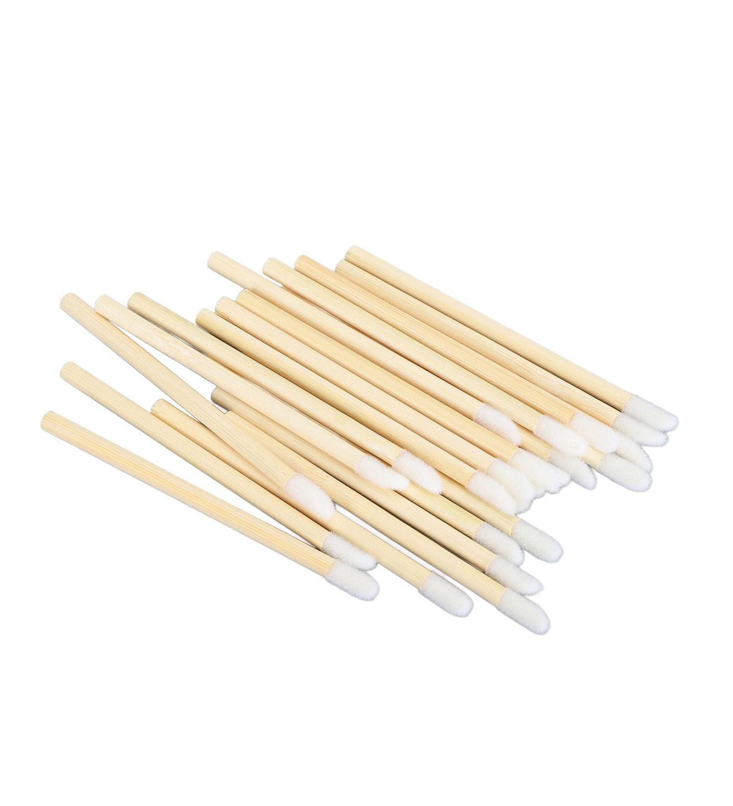 Lipstick Applicator with Bamboo Handle Multifunctional Beauty Tool Lip Brush with Bamboo Handle for Kitchen - Buy Online on GoSupps.com