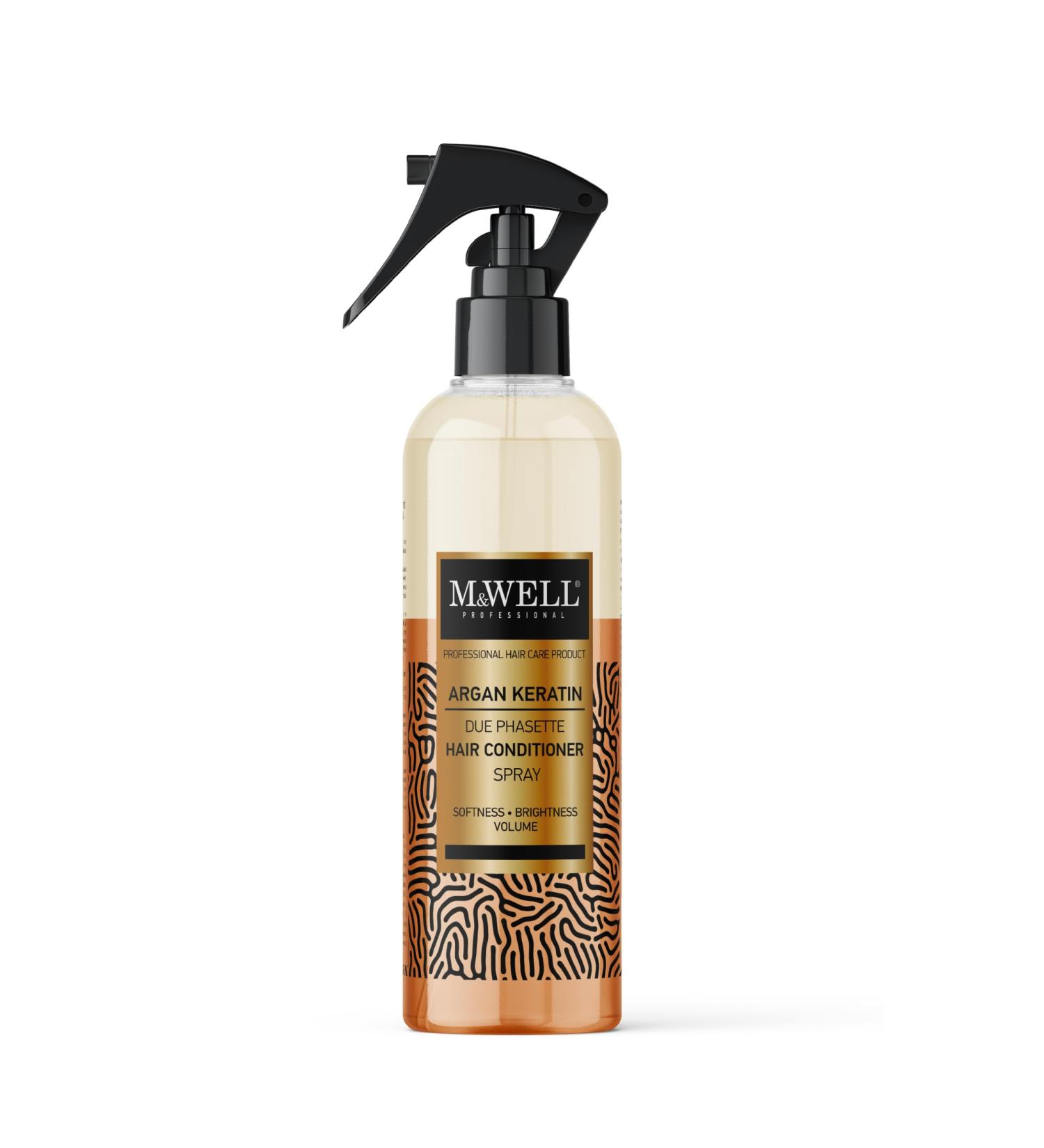 M&WELL Duophase Duophasette Apr s-shampoing biphas l'huile d'argan et la k ratine - Apr s-shampoing - Apr s-shampoing - Apr s-shampoing - Apr s-shampoing - Souplesse et brillance - Volume : 400