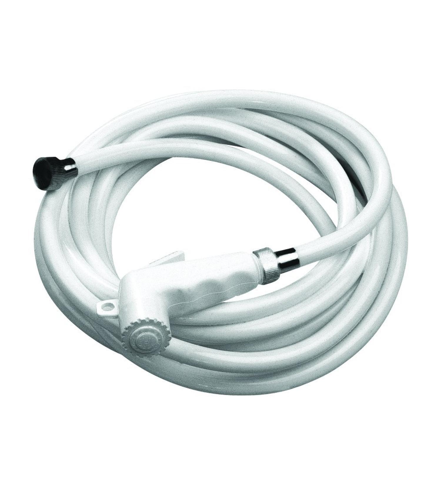 Nuova Rade Shower Head with Hose, 118.11" , White