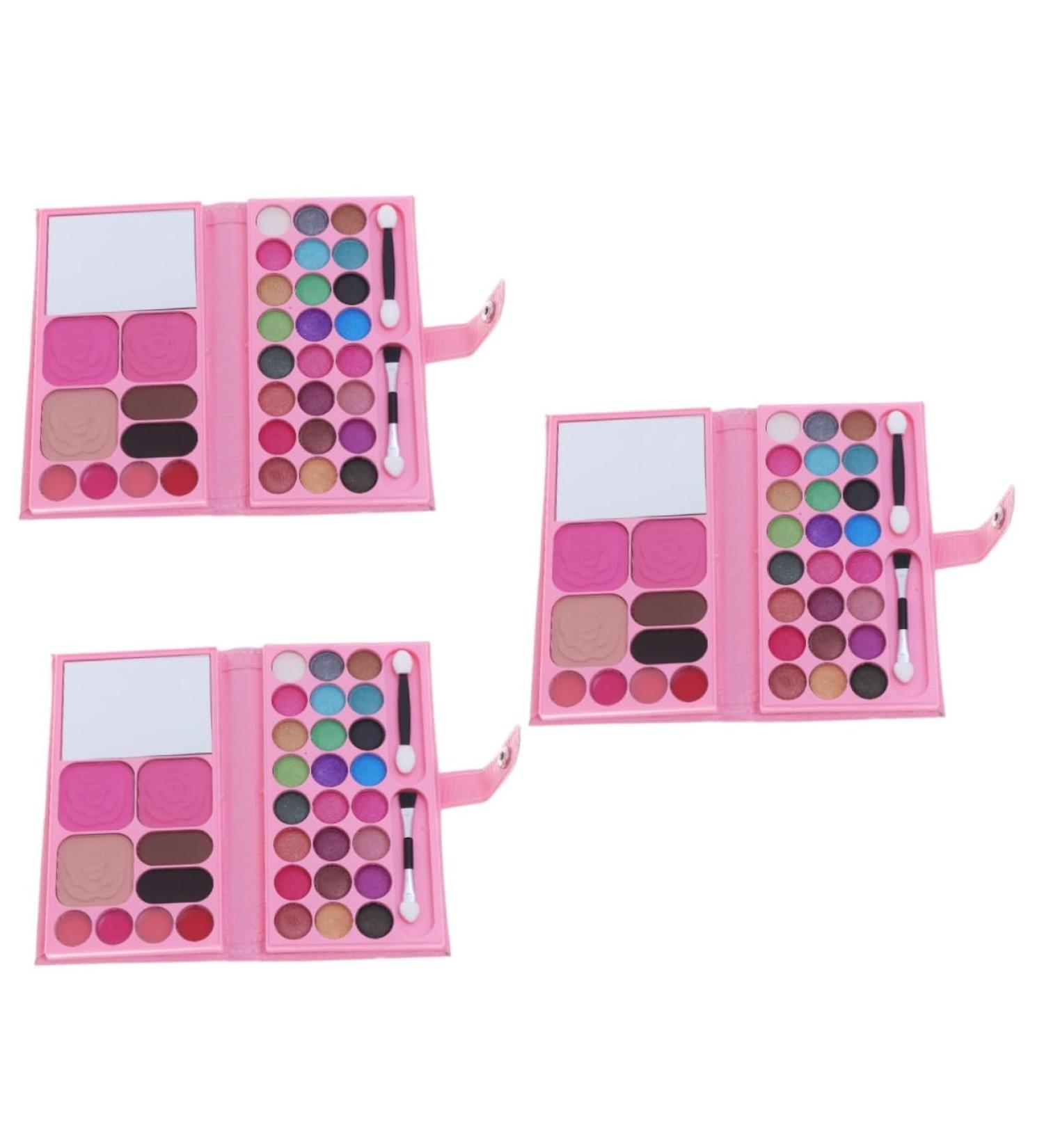 FRCOLOR 3pcs 33 Eyeshadow Cosmetics for Women Makeup Cosmeticos Para Mujer Eye Shadow Palettes Powder mediumx3pcs As Shownx3pcs - Buy Online on GoSupps.com