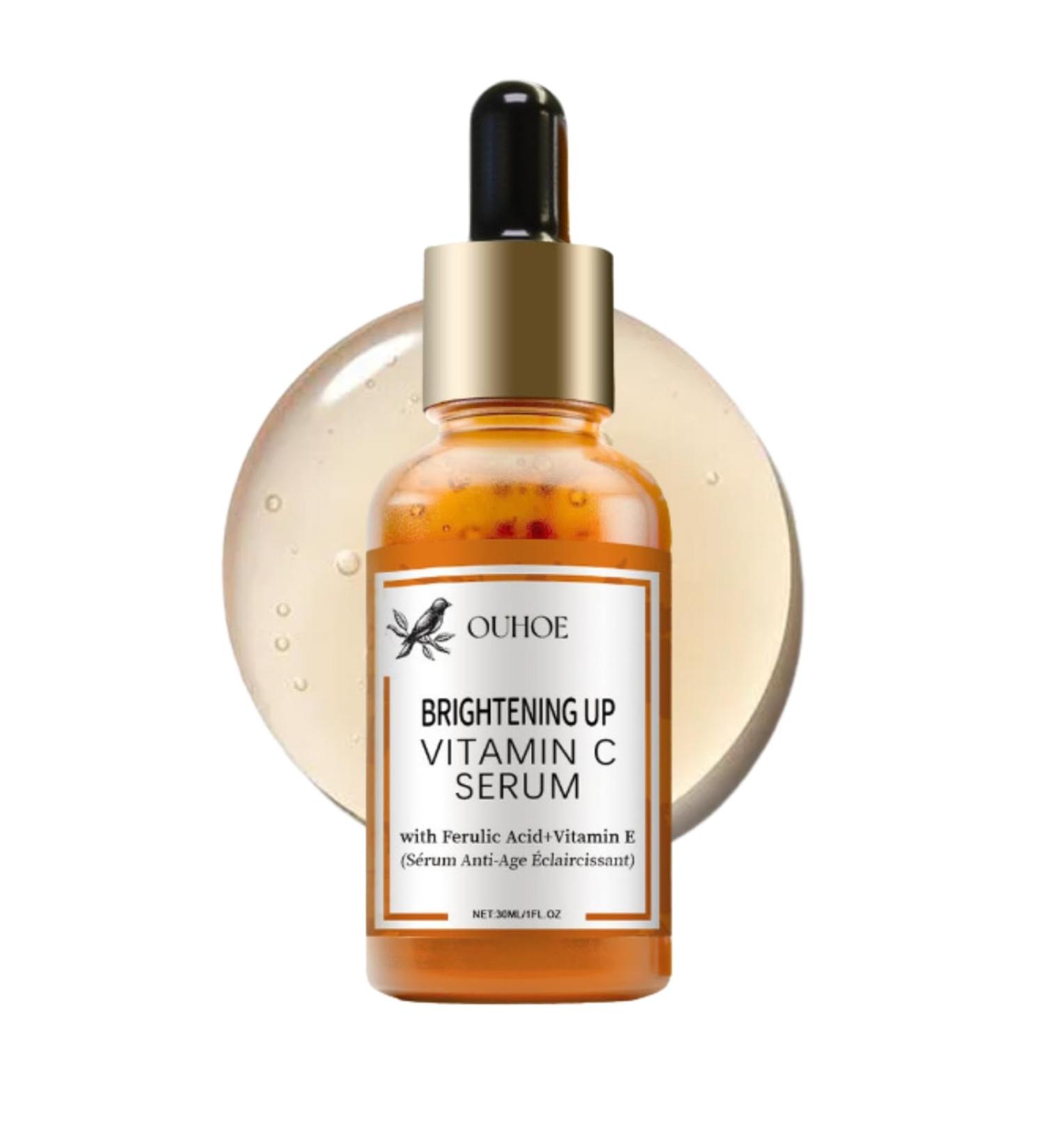 Face Serum for Women - Vitamin C Serum for Face - Dark Spot Correcting Glow Serum - Hydrating Serum with Hyaluronic Acid & Vitamin E - Anti Aging and Skin Brightening Serum Face 30ml - Buy Online on GoSupps.com