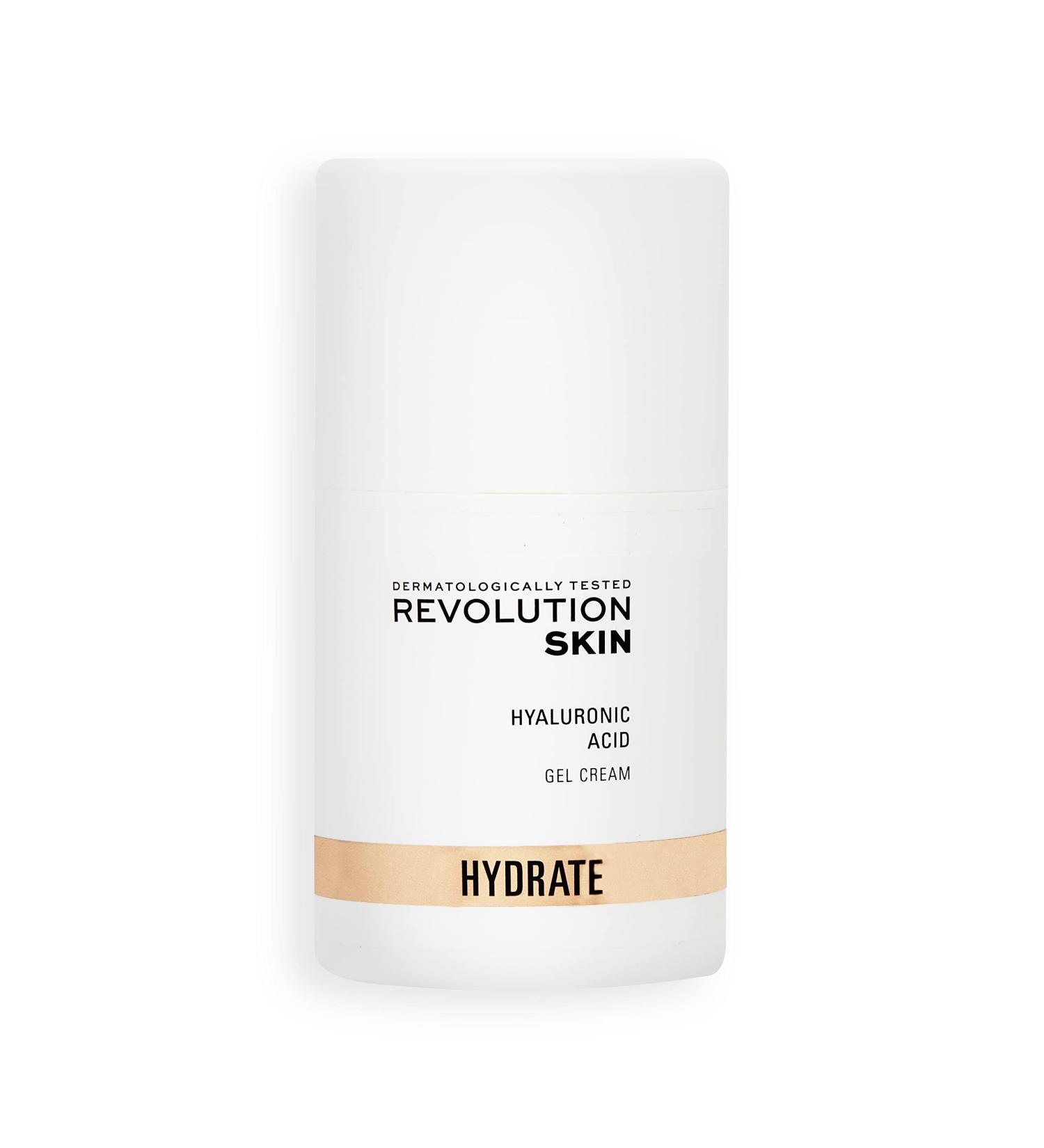 Makeup Revolution Skincare London Hyaluronic Acid Gel Cream Lightweight Hydrating Reduces Fine Lines 50ml - Buy Online on GoSupps.com
