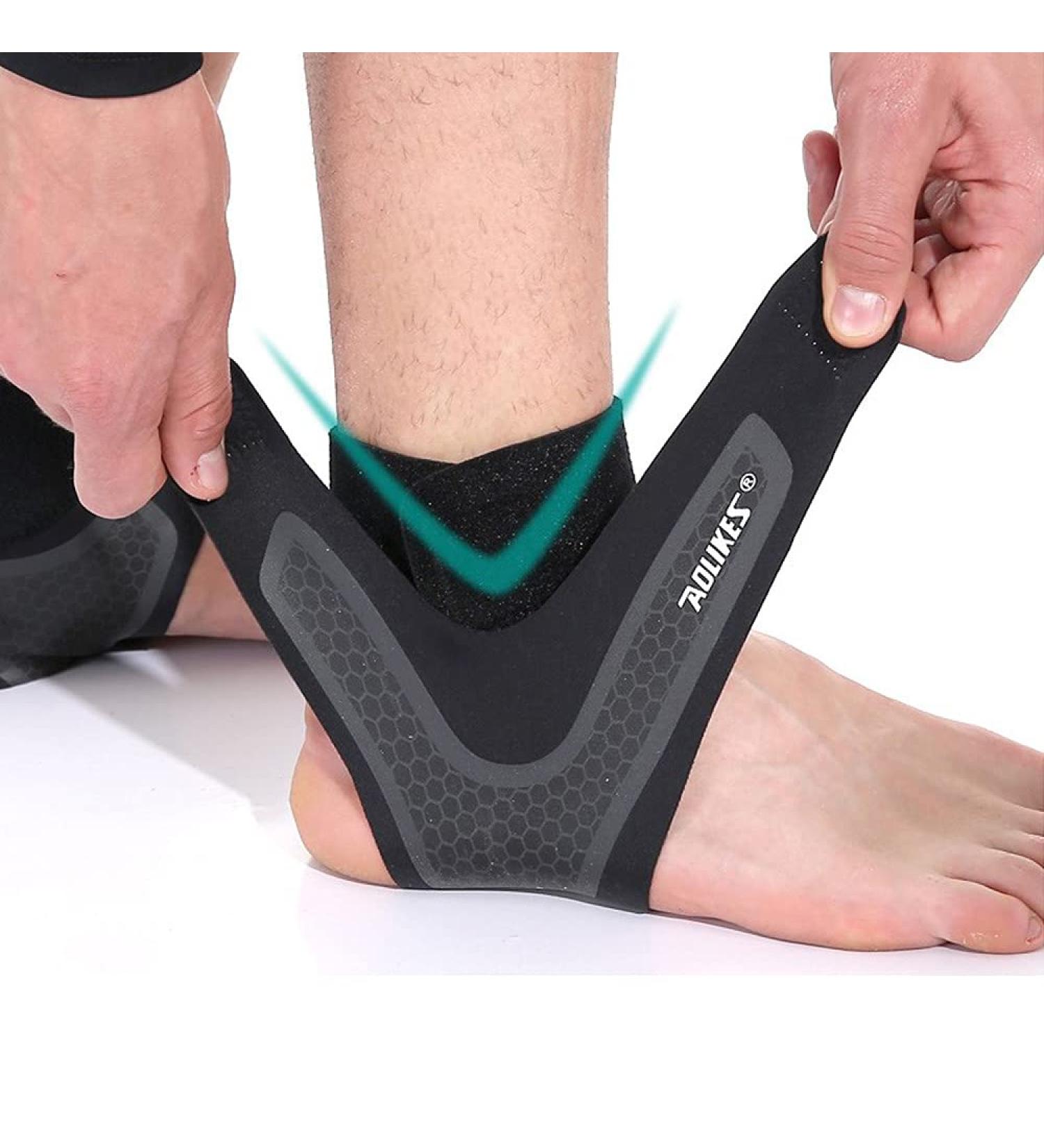 Faletony Adjustable Ankle Bandage - Pain Relief & Support for Men & Women | Stabilized Foot Bandage for Sports | International Shipping Available - Buy Online on GoSupps.com