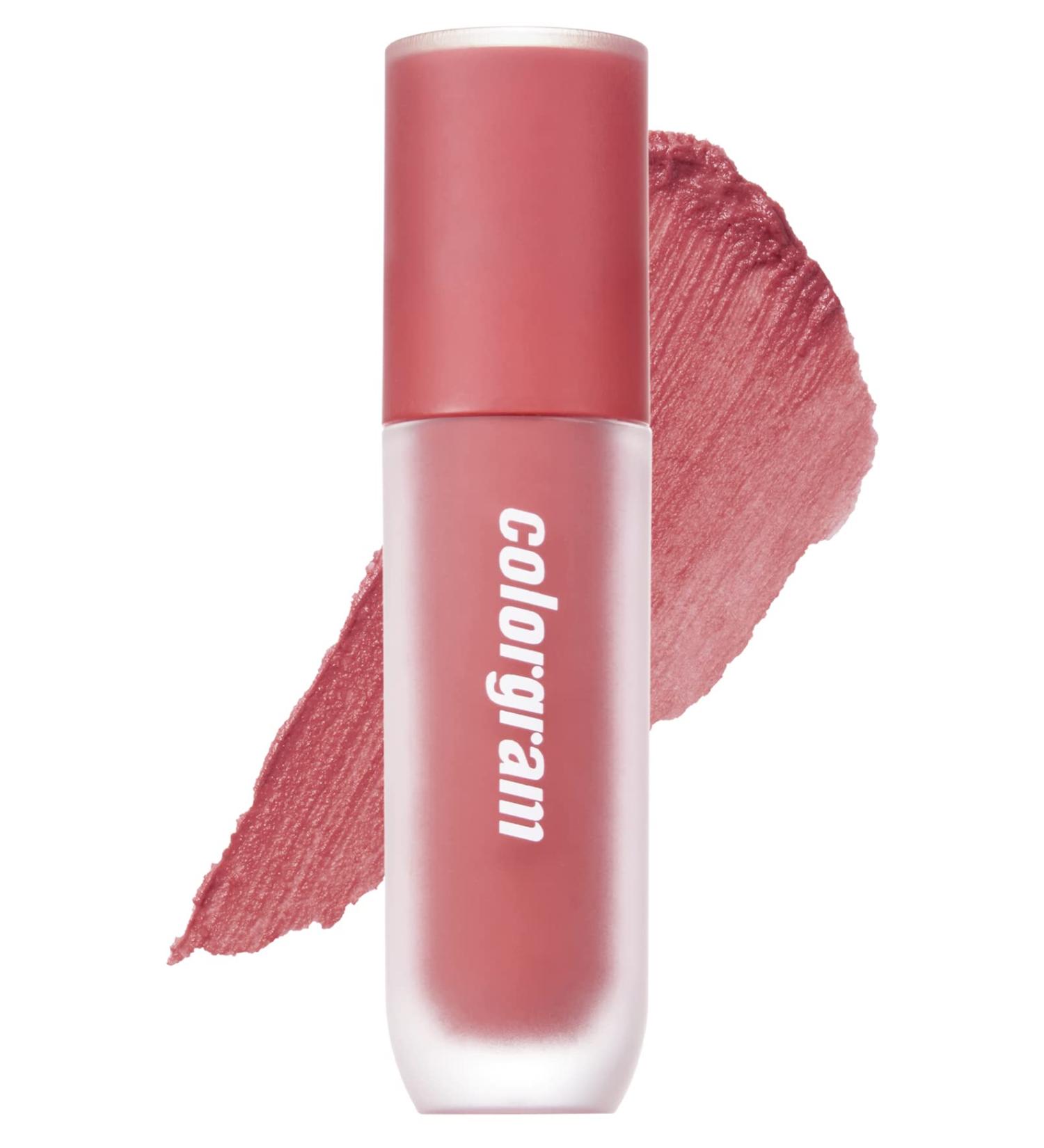 COLORGRAM Thunderbolt Over Blur Tint 01 Coral: Long-Lasting Hydrating Lip Stain | Buildable & Blendable Matte K Beauty Makeup - Buy Online on GoSupps.com
