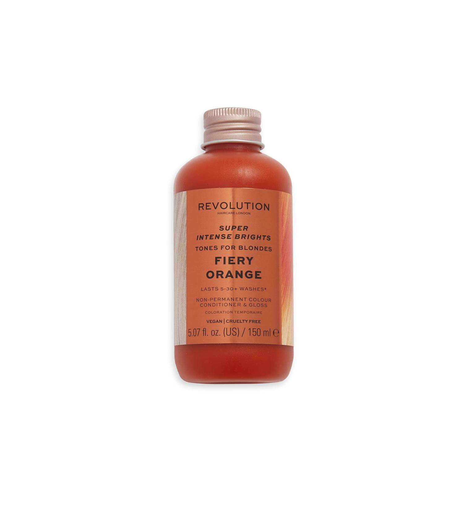 Revolution Haircare London Tones for Blondes Fiery Orange 150ml - Vibrant Hair Color Enhancement - Buy Online on GoSupps.com