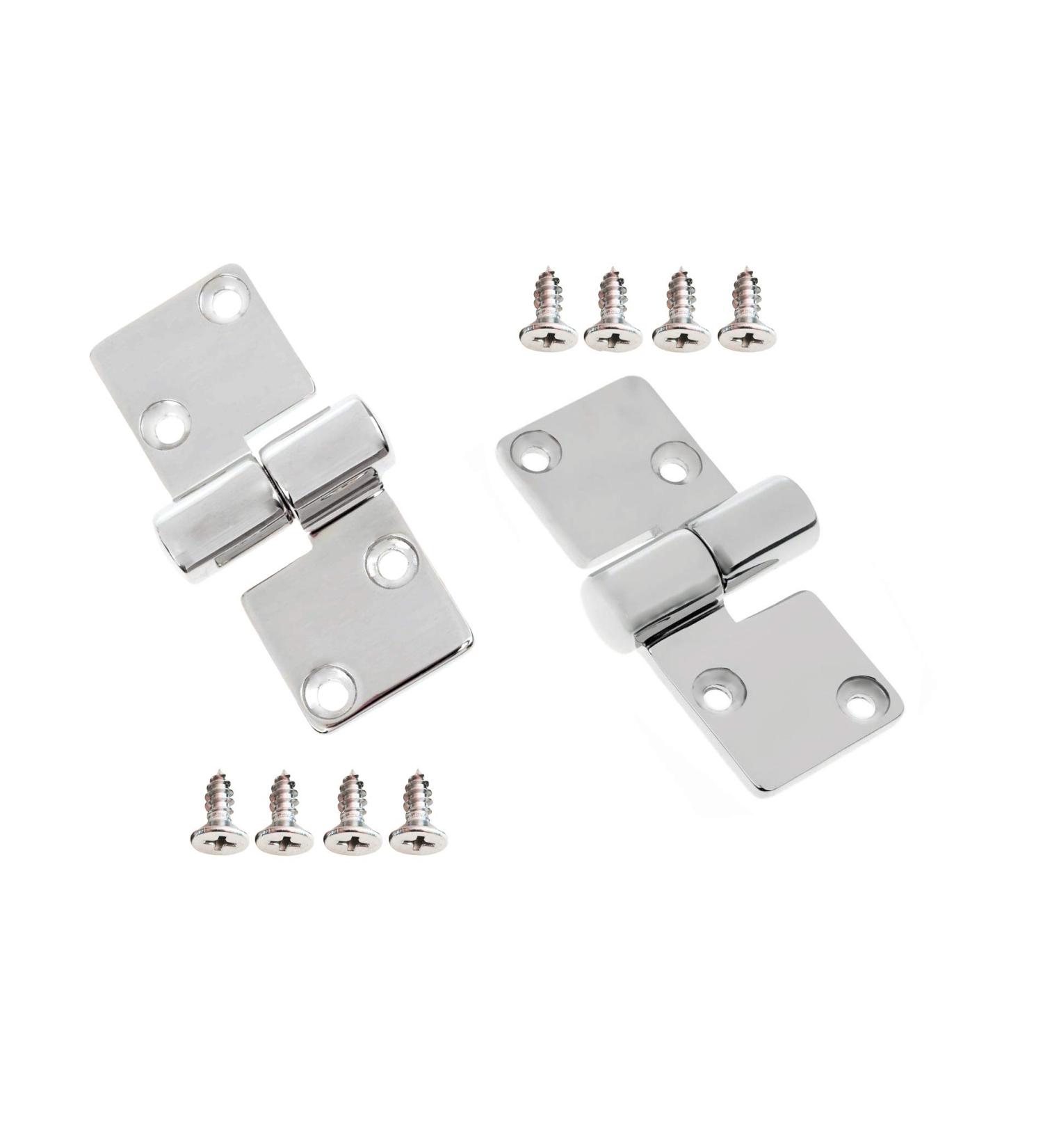 GooMeng 3.5x1.5 316 Stainless Steel Lift-Off Hinges for Marine Boat Door Furniture - Heavy Duty, Left & Right, with Screws (1 Pair) - Buy Online on GoSupps.com
