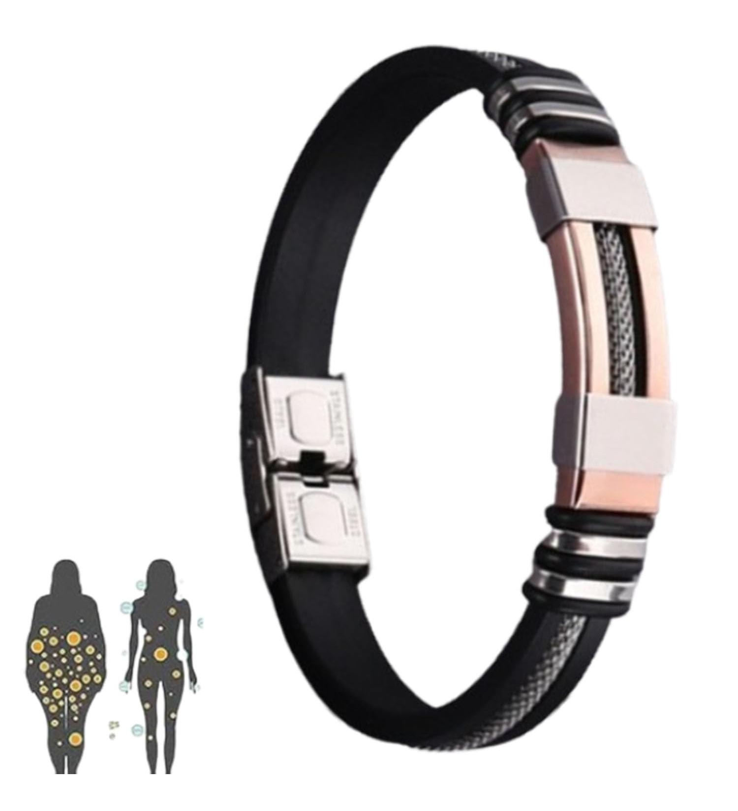 Biancats Prostapower Magnetic Copper Wristband Ion Therapeutic Lympunclog Titanium Wristband-Improves Circulation Adjustable for Men Women (1 Pcs-Rose Gold) - Buy Online on GoSupps.com
