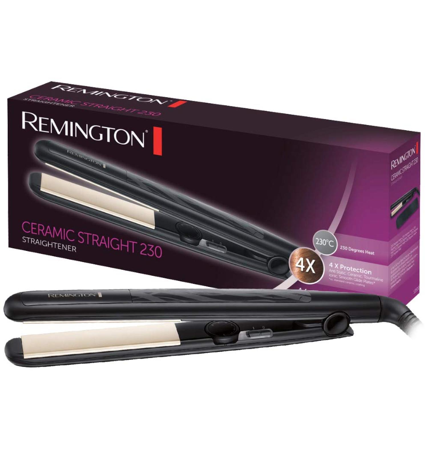 Buy Remington S3500 Ceramic Smoothing Iron with 4-Fold Protection - Antistatic Even Heat Silky Shine | International Shipping - Buy Online on GoSupps.com