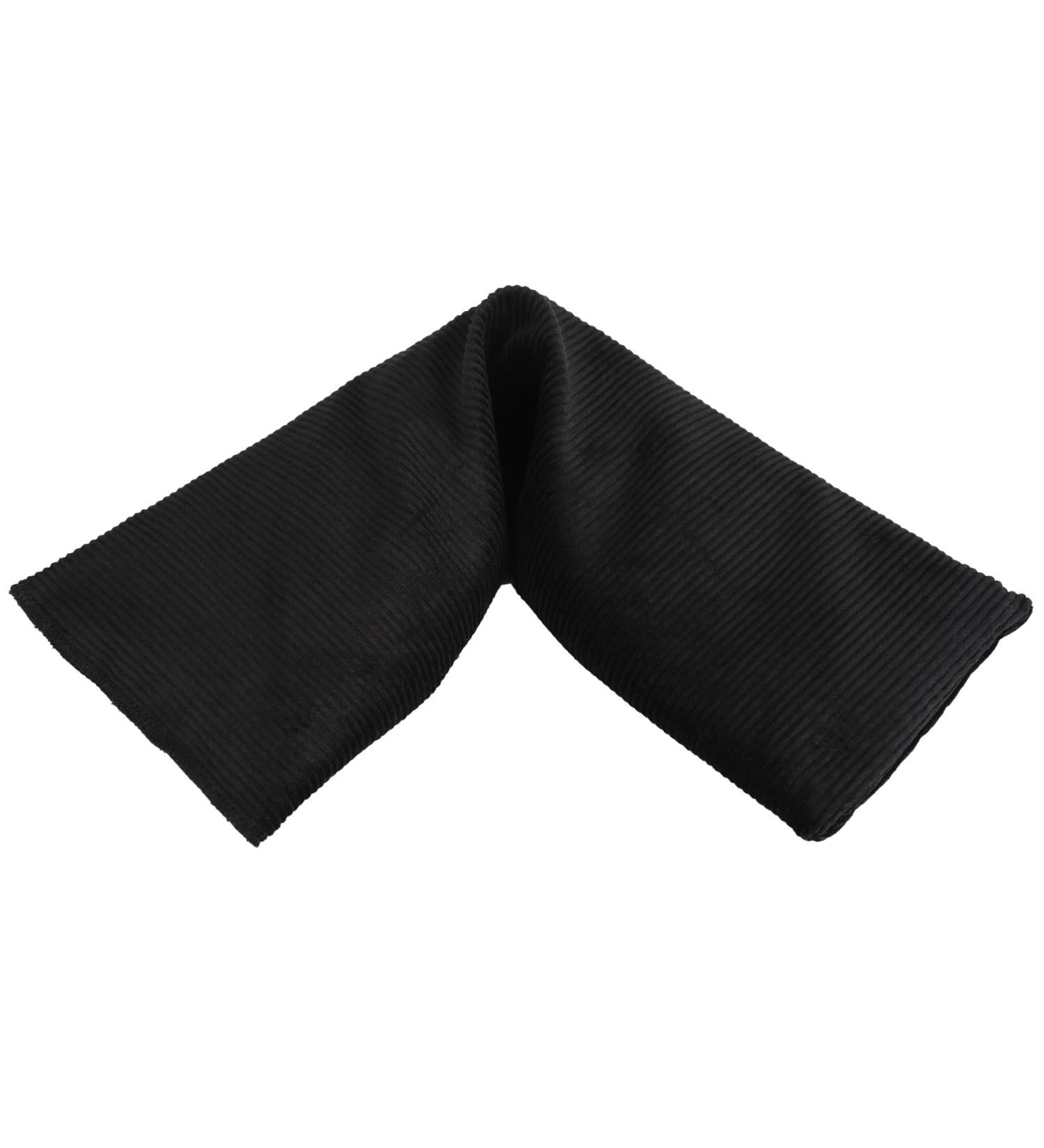 Microwavable Lavender Wheat Bags Corduroy Microwave Heat Pack for Back Neck Joints and Shoulder Pain Relief 44cmx13cm (Black) Corduroy Black - Buy Online on GoSupps.com