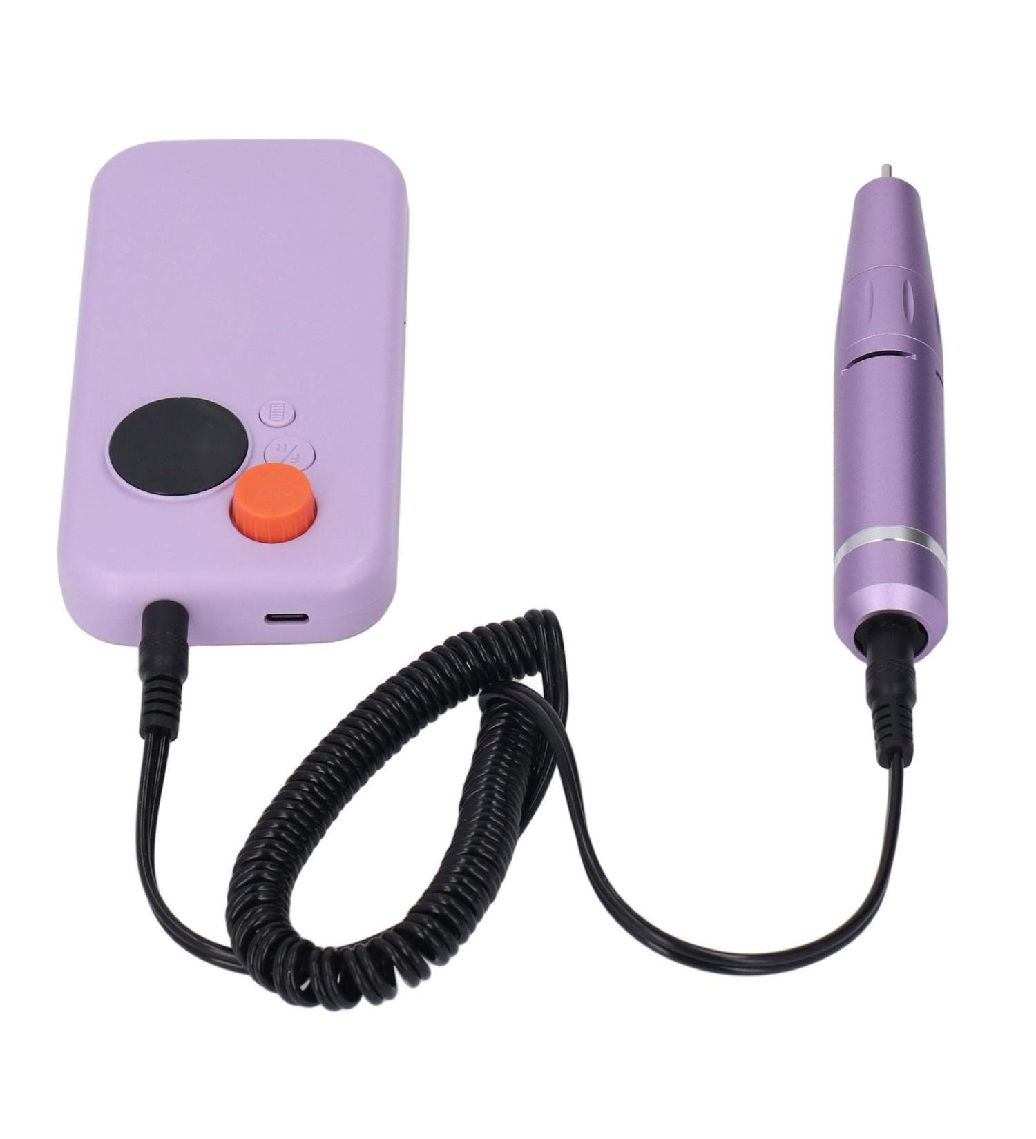 30000 Rpm Electric Nail Drill Compact and Lightweight Multifunctional with LED Digital Display for Filing Polishing and Removing Cuticles (PURPLE) - Buy Online on GoSupps.com