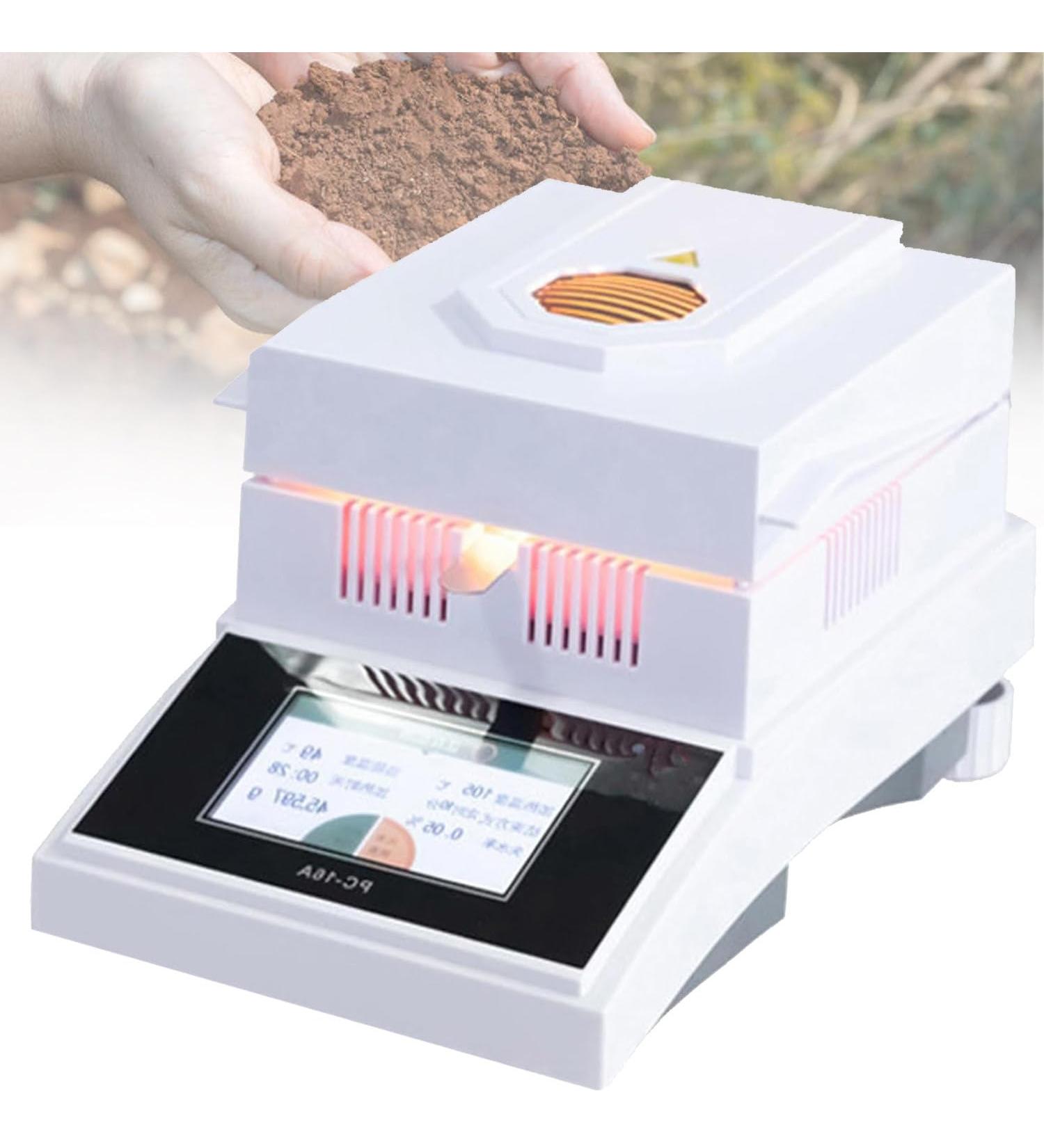 Grain Moisture Tester Smart Grain Moisture Meter for Grains Wheat Maize (Corn) Coffee Cocoa Bean Flaxseed Soybean Rice Almonds Peanut Sesame Sorghum 100g/1mg - Buy Online on GoSupps.com
