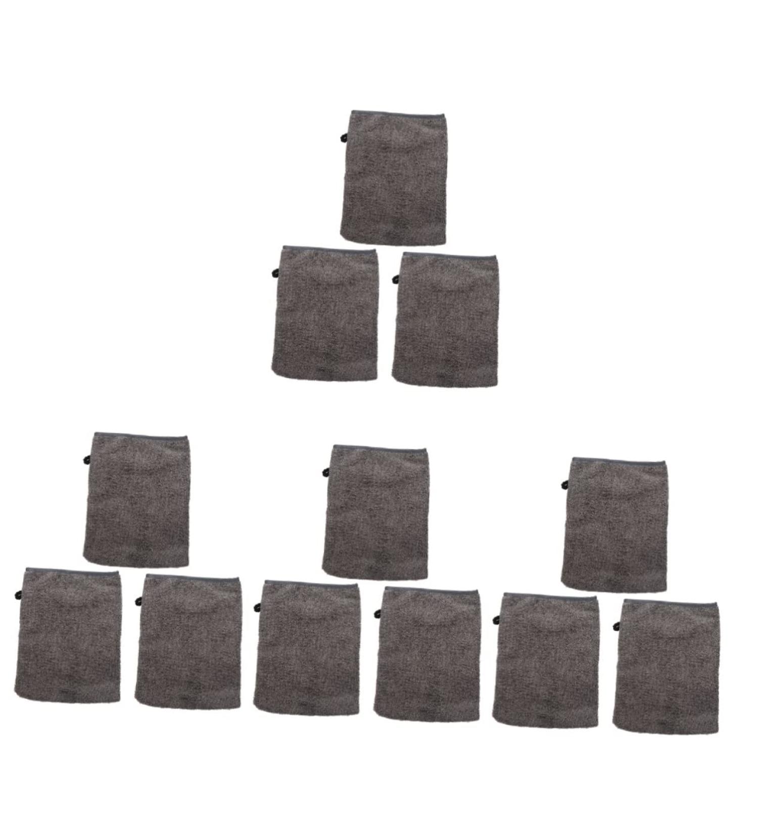 Beavorty 12 Pcs Fiber Makeup Remover Gloves - Soft Microfiber Face Washing Mitts & Exfoliating Body Clean Cloths for Travel - Perfect for Massachusetts - Buy Online on GoSupps.com