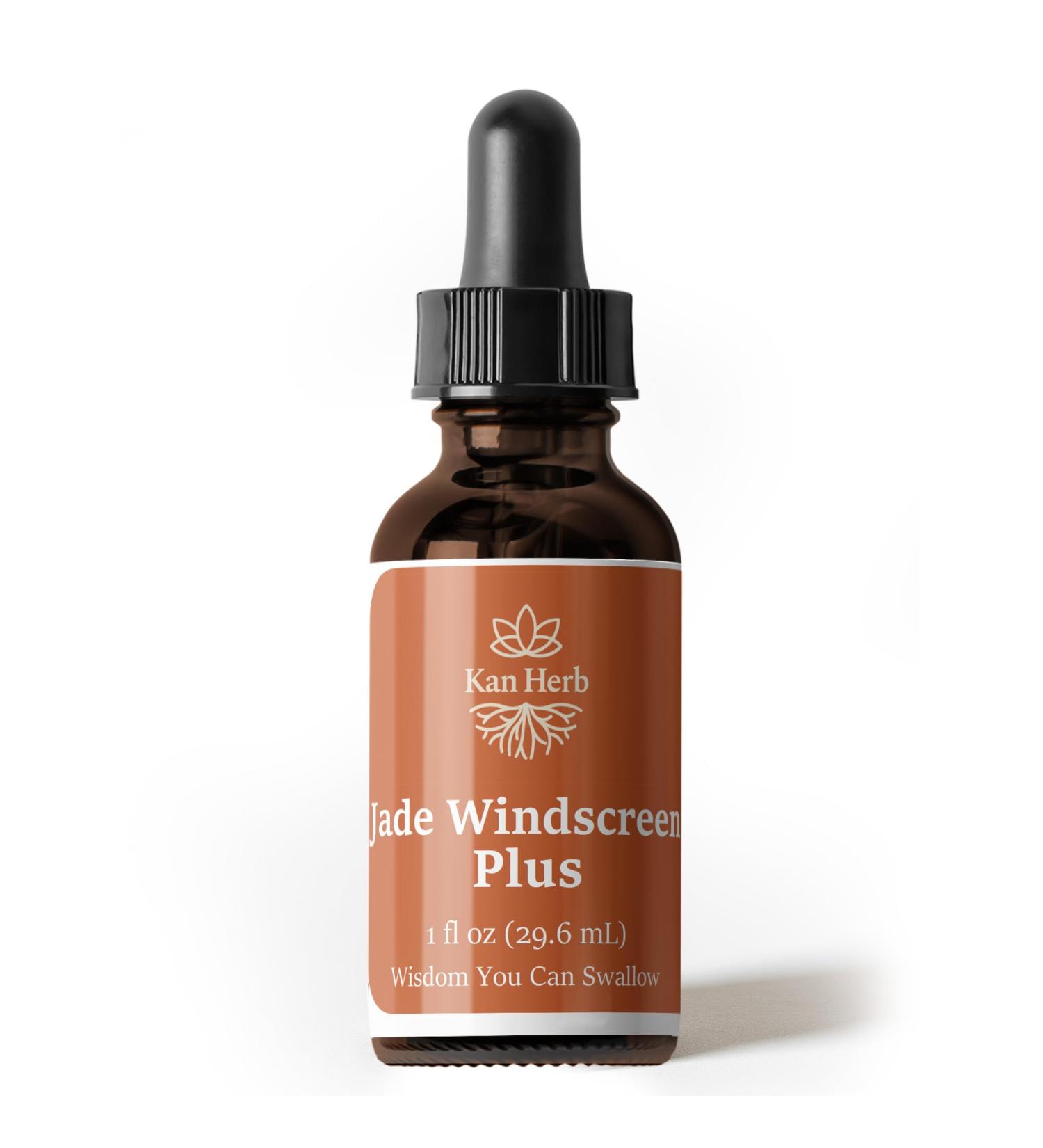 Kan Herb Company Jade Windscreen Plus Traditional Herbal Formula to Support Seasonal Balance Promote Daily Wellness and Encourage Natural Resilience Liquid Extract 1 fl oz - Buy Online on GoSupps.com