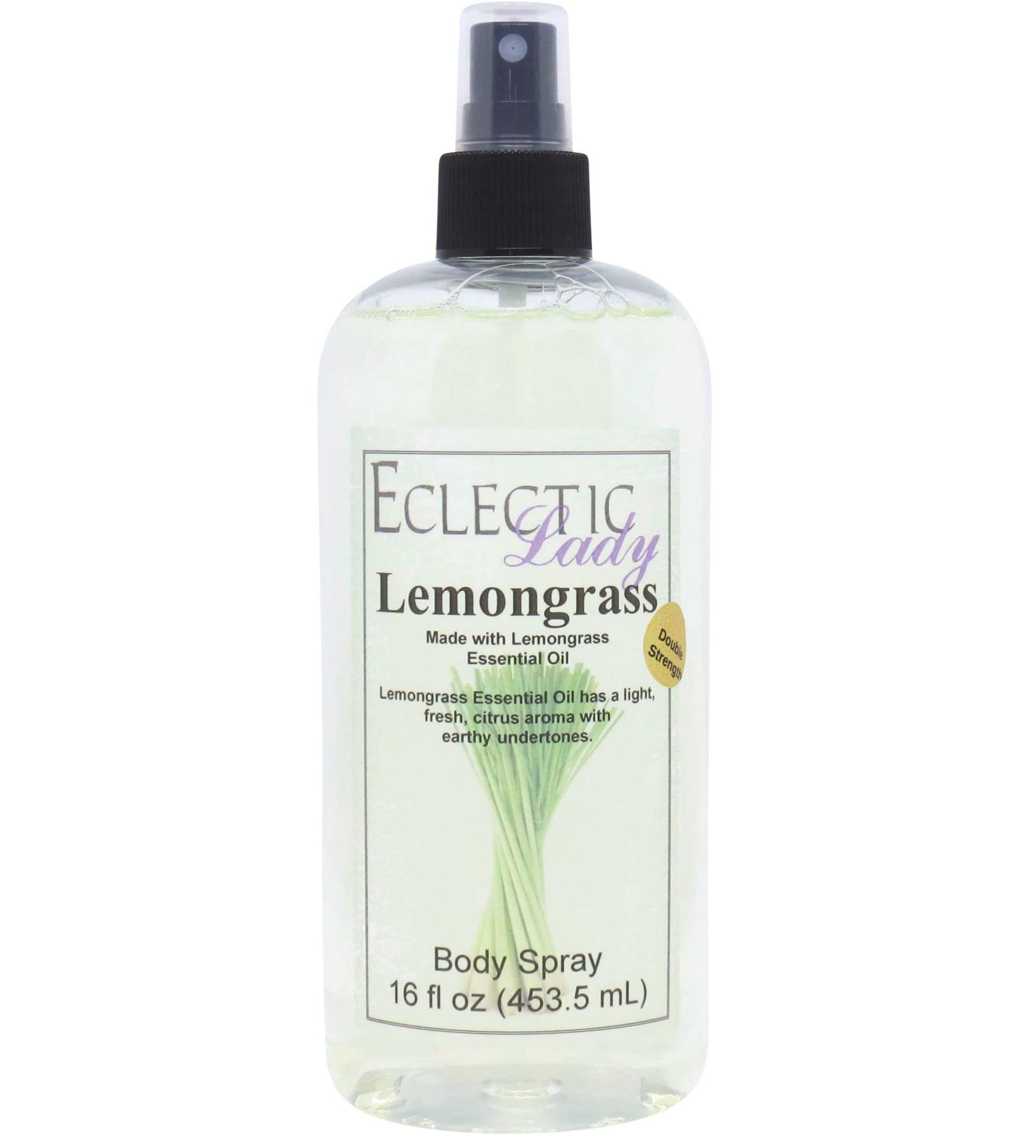 Lemongrass Essential Oil Body Spray (Double Strength) 16 ounces Body Mist for Women with Clean Light & Gentle Fragrance Long Lasting Perfume with Comforting Scent for Men & Women Cologne with 16 Fluid Ounces (Double Strength) - Buy Online on GoSupps.com