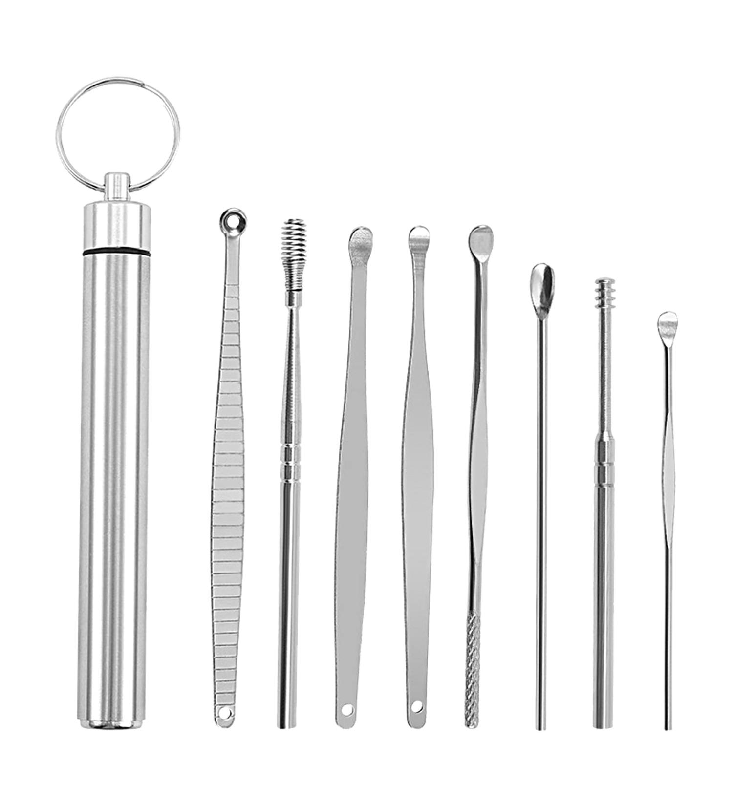 YOXIER Ear Wax Remover Effective Safe Universal Energy-saving Earpick Kit Ear Care Tool Multi - Buy Online on GoSupps.com