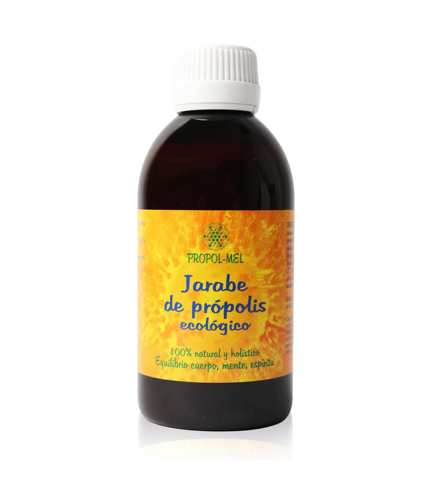 Propol-Mel - Organic Propolis Syrup | 250ml | Natural Antiseptic and Anti-inflammatory | For Cough and Mucus in the Throat | Gluten Free | Thins Mucus | Lubricates the Throat - Buy Online on GoSupps.com