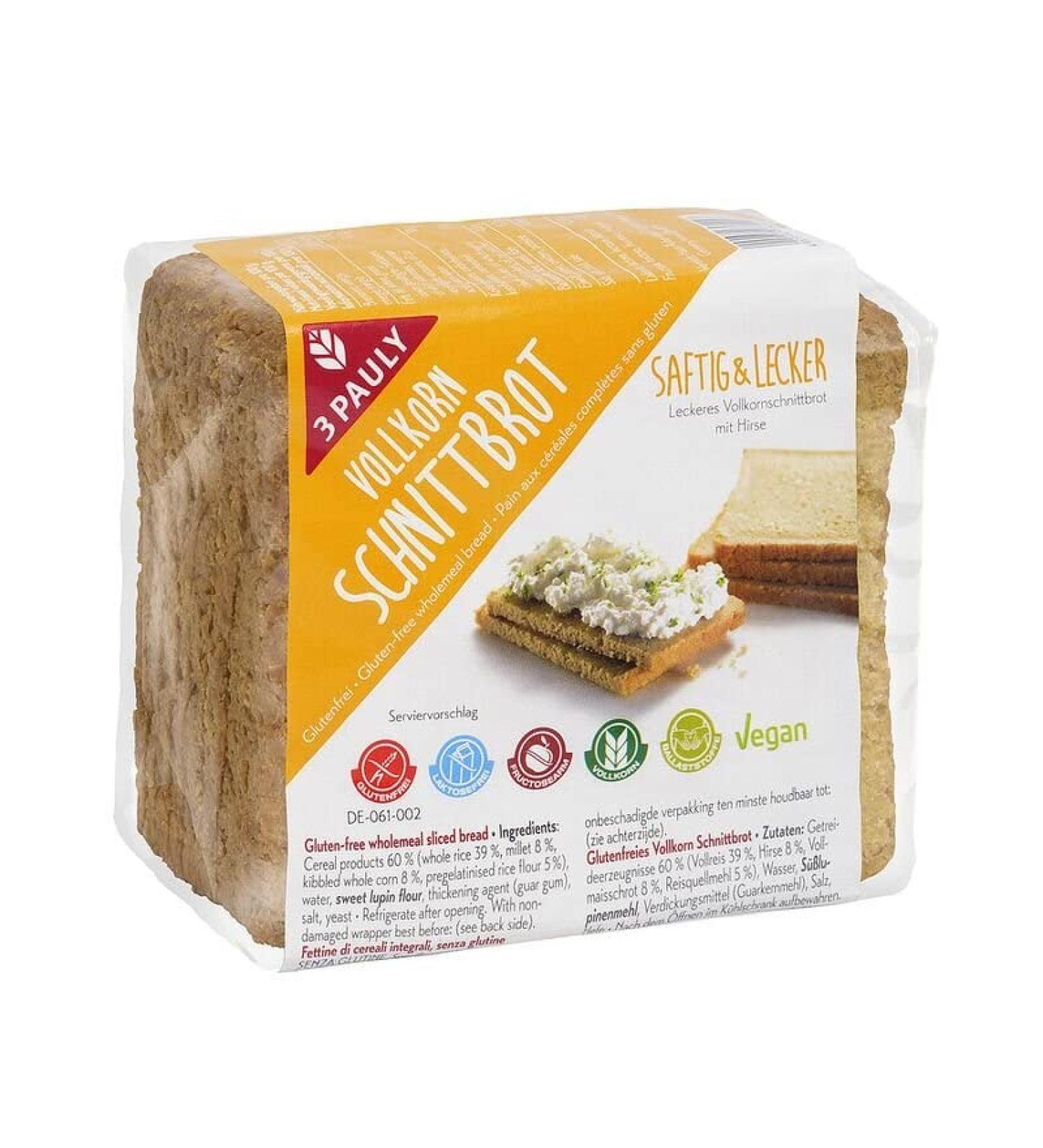 3 Pauly 3 Pauly Whole Bread - 500 g x 6 packs of 6 packs