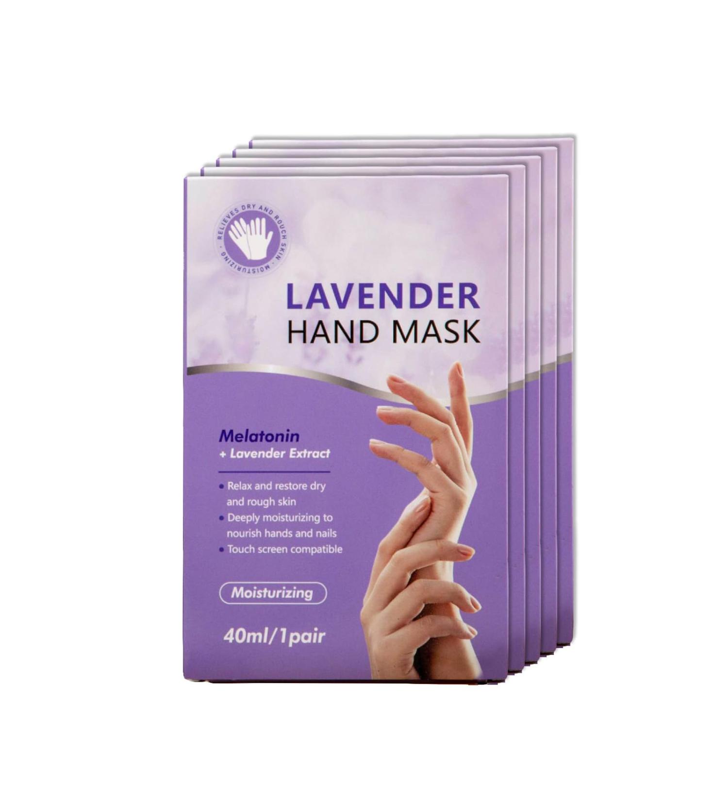 Deep Moisturising Hand Mask for Dry Cracked Hands Hand Moisturising Gloves - Hand Masks Hand Care Spa Treatment Soothe & Hydrate Dry Skin Nails Cuticles - 5 Packs Lavender Lavender #1 - Buy Online on GoSupps.com