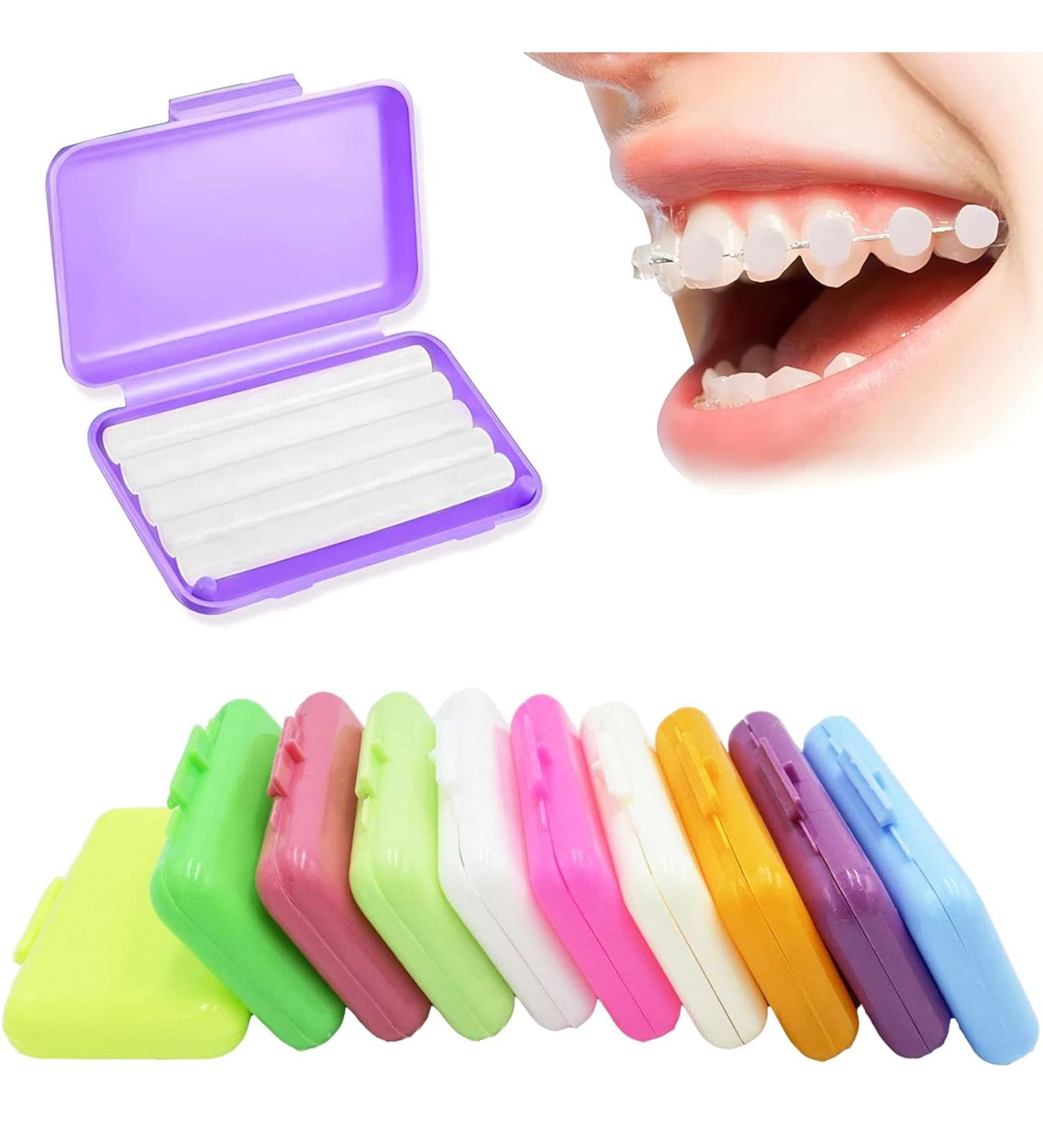 10 Braces Wax - Essential Tooth Wax for Braces & Dentures | Ultimate Tooth Care Solution - Buy Online on GoSupps.com