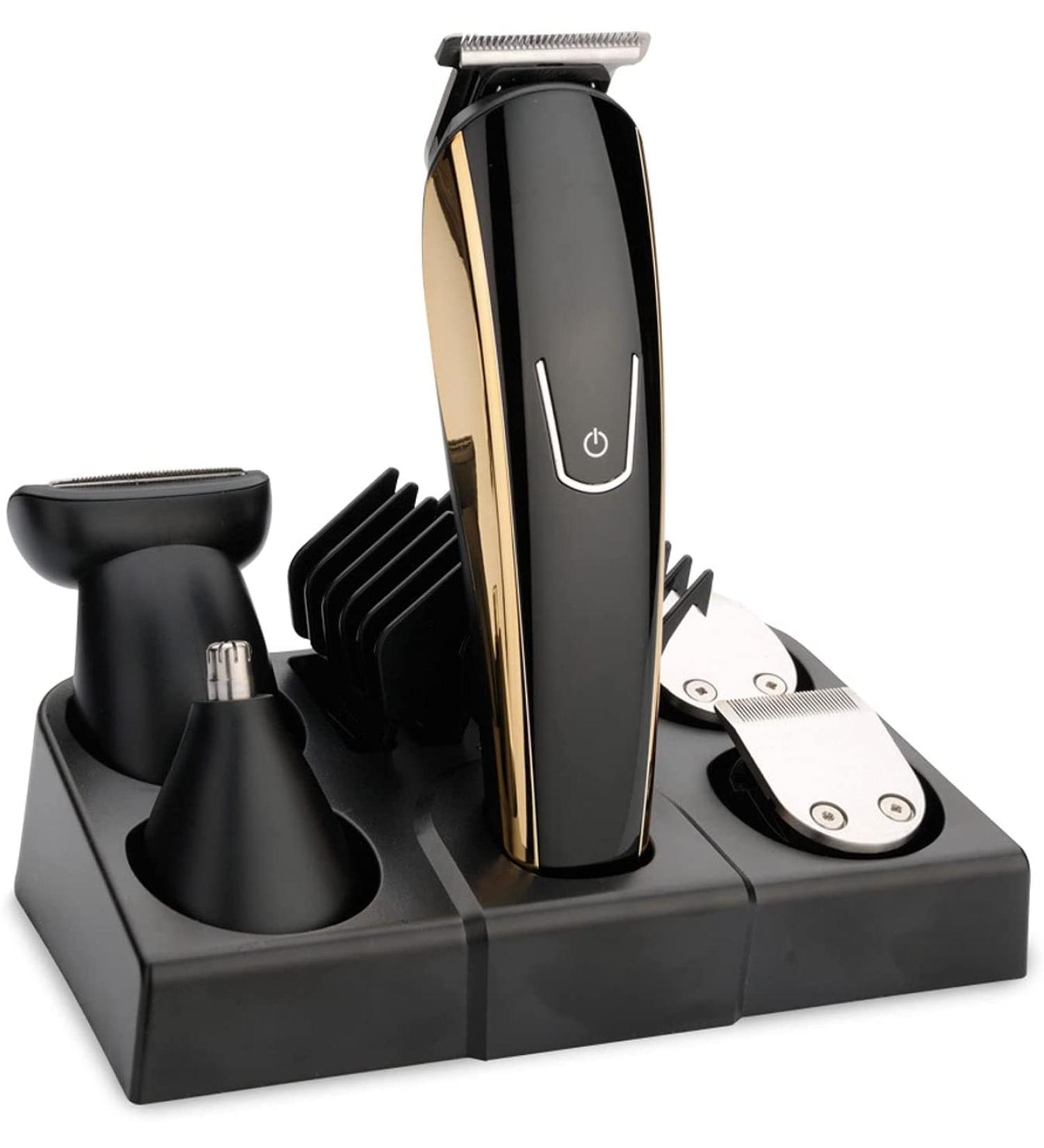Pro Hair Clipper Cordless/Corded Hair Cutting Kit Trimmer Kit Professional Barber Kit Five in One for Men and Women Family - Buy Online on GoSupps.com