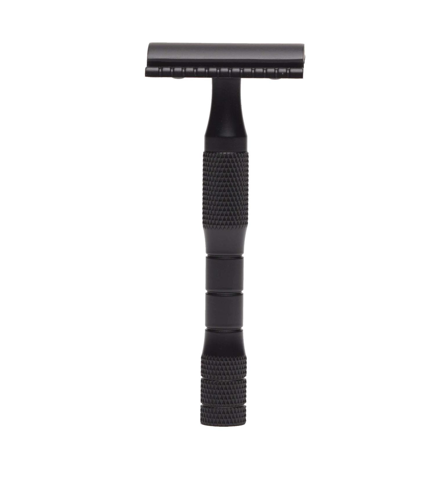 Sustainable Black Brass Safety Razor | Durable Single-Blade Shaving for Men & Women - International Shipping - Buy Online on GoSupps.com