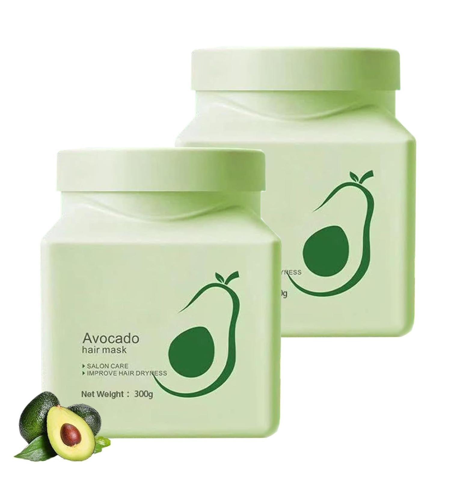 Masque capillaire l'avocat pour les soins intensifs masque de r paration intensive en profondeur nourrit et r pare sec am liore l'hydratation et l' lasticit (2 pcs) - Buy Online on GoSupps.com