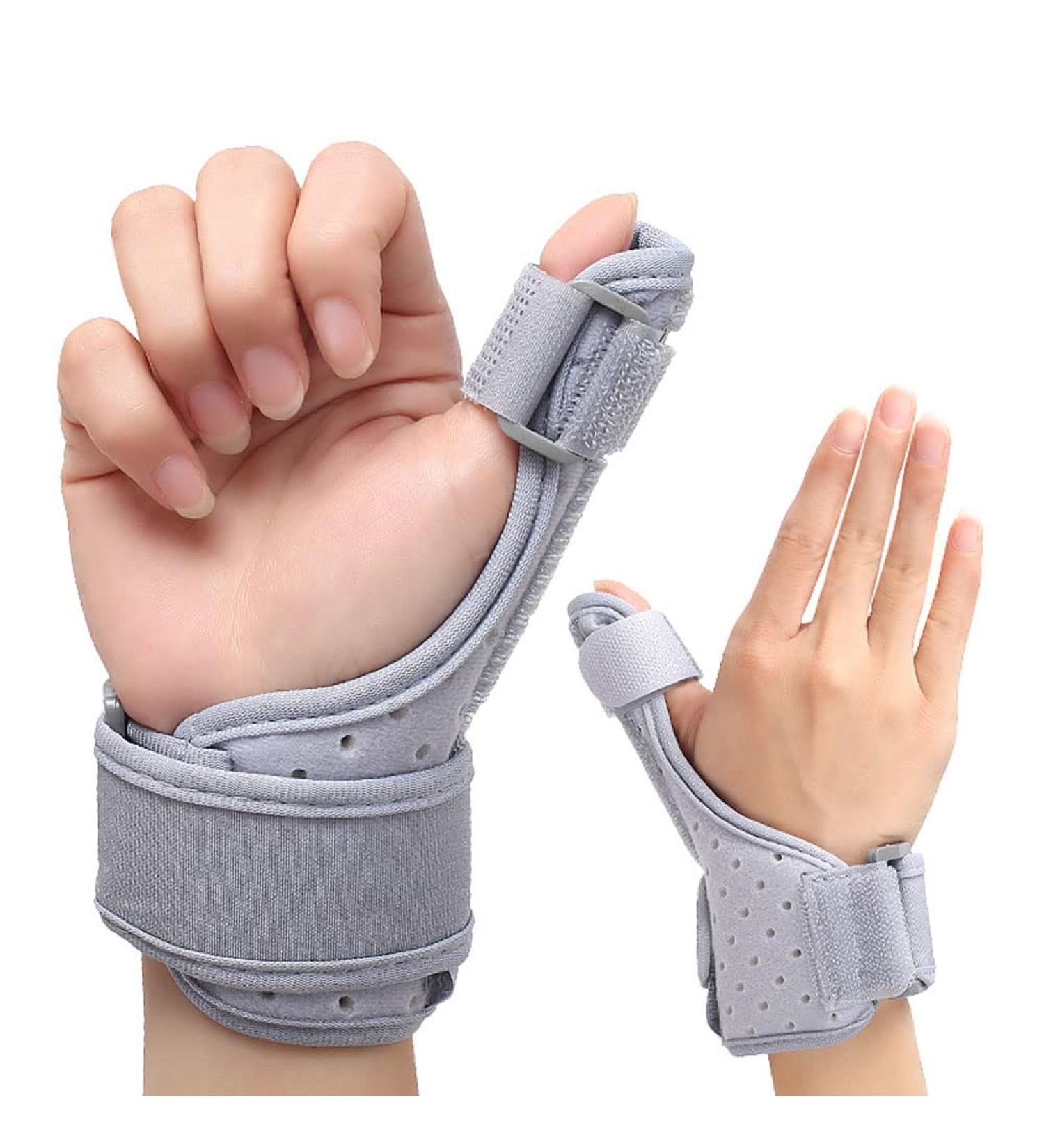 Thumb Support Splint for Arthritis & Tendonitis - Comfortable Compression Band for Sprains & Strains - Night Support & Fracture Relief - Buy Online on GoSupps.com
