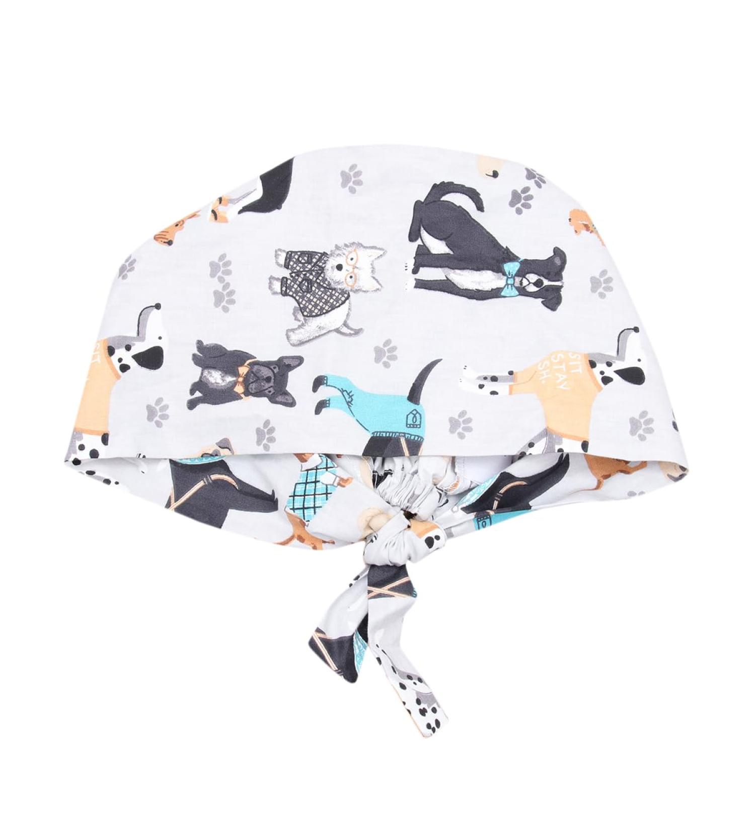 PRETYZOOM Surgical Scrub Cap Surgical Hat Cotton Adjustable Scrub Hat Doctor Nurse Cap for Women Men - Buy Online on GoSupps.com
