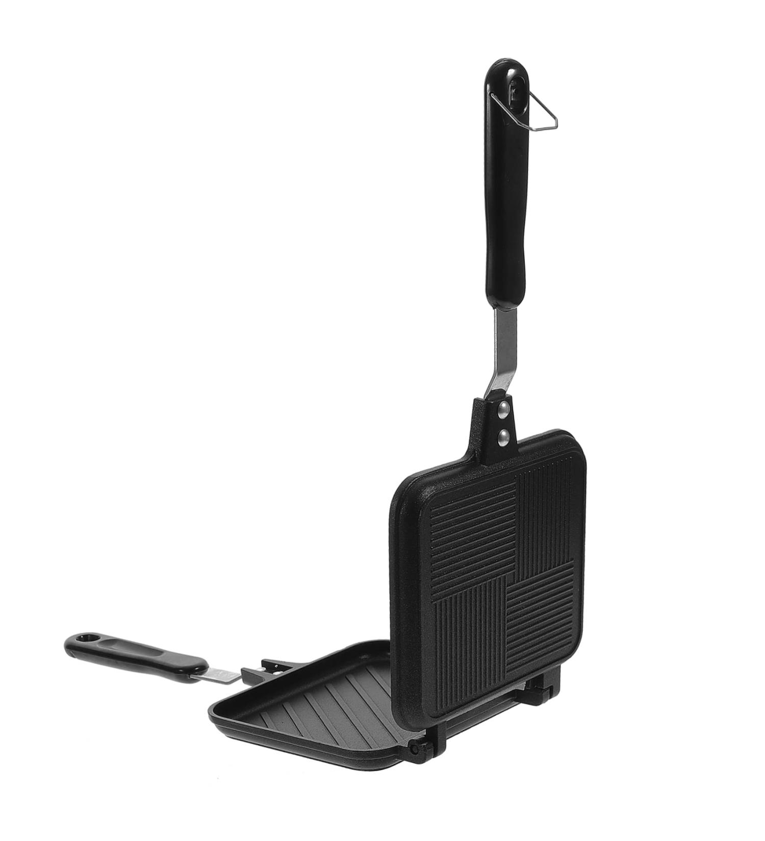 Zerodeko Sandwich Non Stick Pan Bread Sandwich Waffle Maker Sandwich Maker Outdoor BBQ Folding Grill Outdoor Cooking Stove Nonstick Cookware Hot Aluminum Breakfast Cheese Machine - Buy Online on GoSupps.com