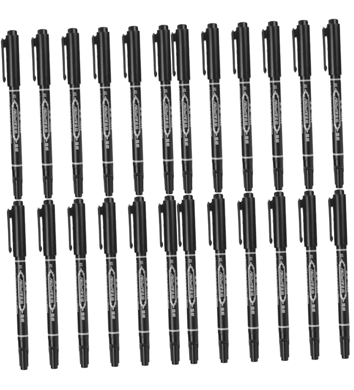 FOMIYES 24 Pcs Eyebrow Pen Marking Pen Surgery Pen Pens Ink Plastic Eyebrow Pencil - Buy Online on GoSupps.com