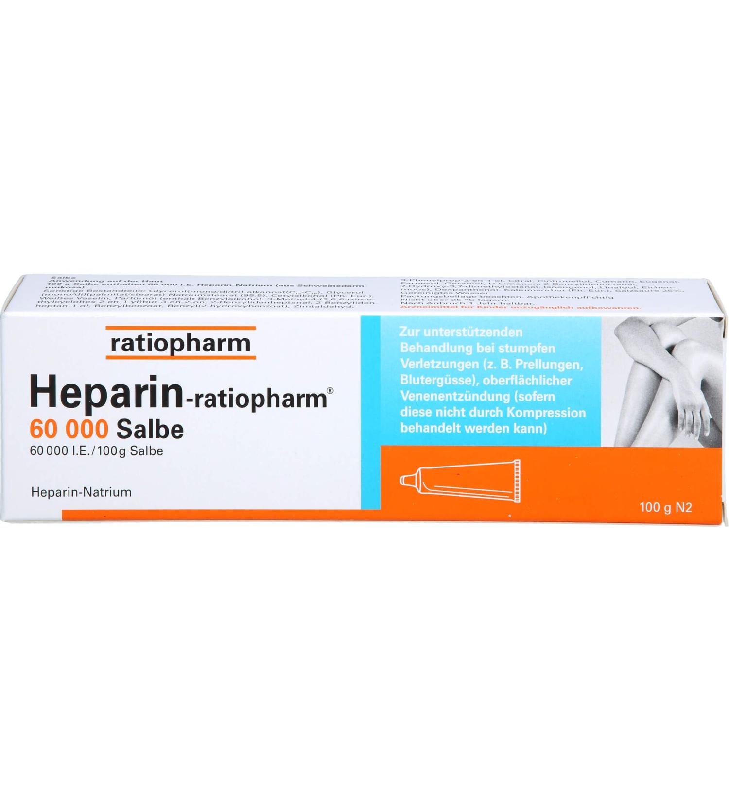 Heparin Ratiopharm 60000 - Buy Internationally | Fast Shipping & Best Prices - Buy Online on GoSupps.com
