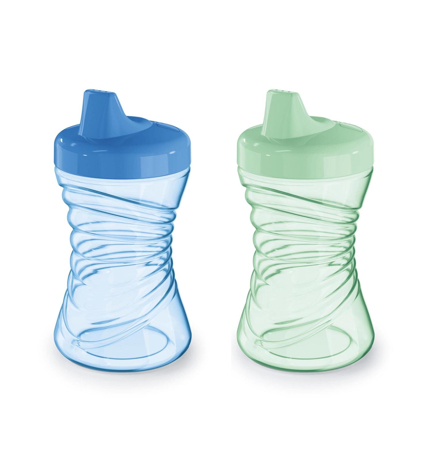 NUK First Essentials Fun Grips Hard Spout 12+ Months - 2 Pack, 10 oz Baby Sippy Cups - Buy Online on GoSupps.com