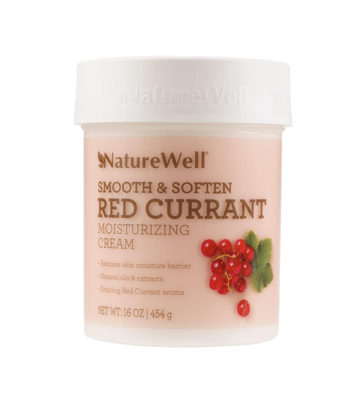 NATURE WELL Red Currant Moisturizing Cream - 16 Oz for Face, Body & Hands | Infused with Natural Oils & Extracts | Restores Skin Moisture Barrier - Buy Online on GoSupps.com