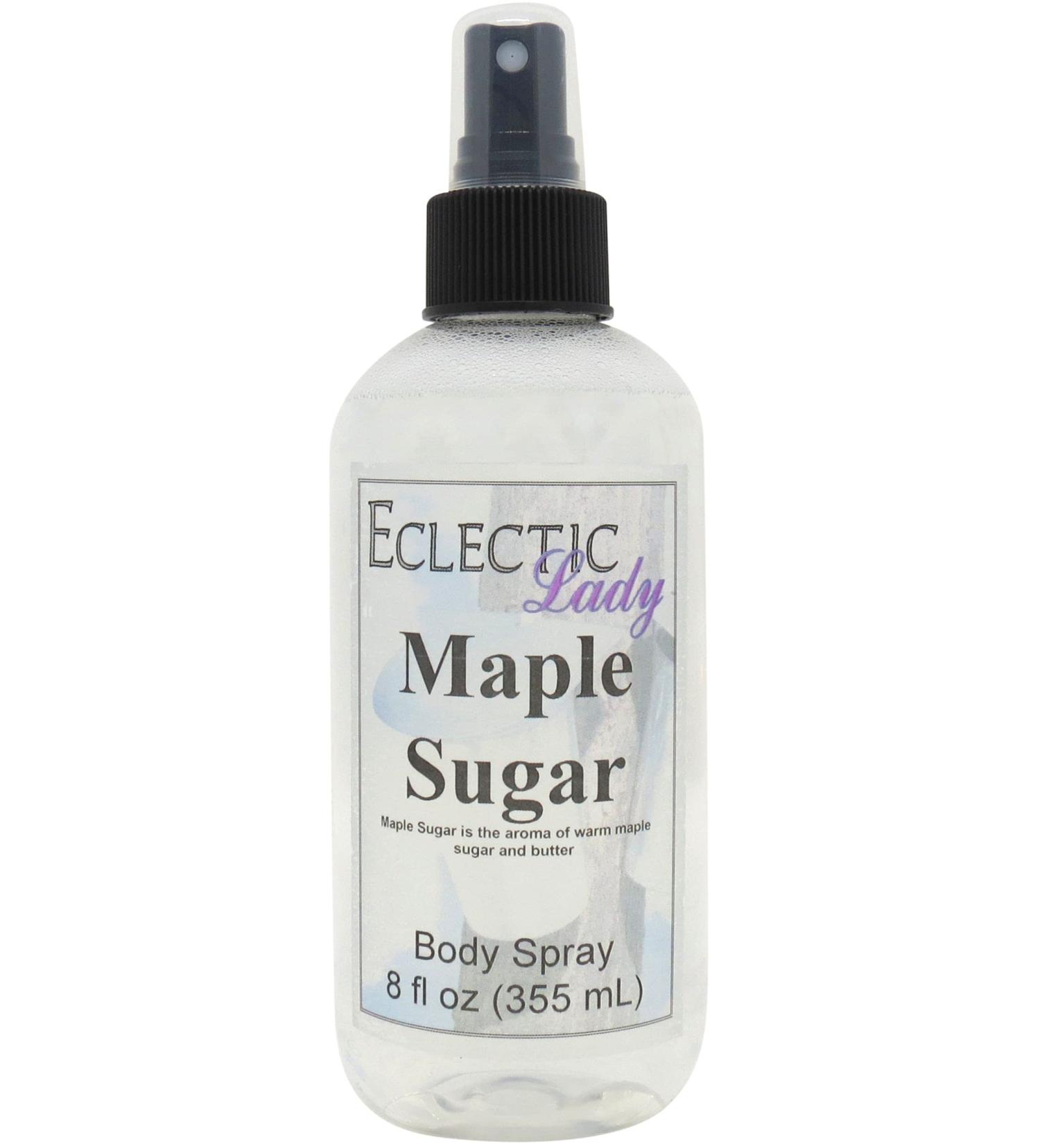 Maple Sugar Body Spray (Double Strength) 8 ounces Body Mist for Women with Clean Light & Gentle Fragrance Long Lasting Perfume with Comforting Scent for Men & Women Cologne with Soft Subtle 8 Fluid Ounces (Double Strength) - Buy Online on GoSupps.com