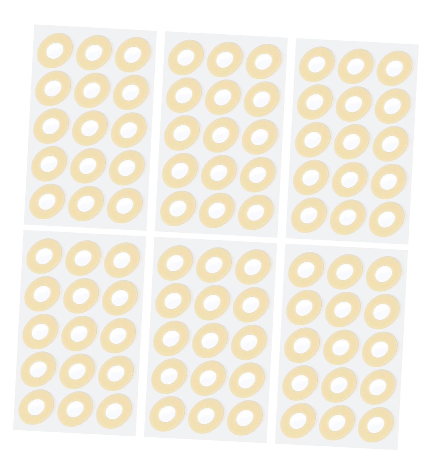 COOLHIYA Sheets Latex Corn Stickers Foot Callus Sticker Corn Pedi Pad Plantar Pad Sticker Protector Doorables Feet Corn Stickers Sticker Cushions Foot Patch Oval Non-Woven Fabric - Buy Online on GoSupps.com