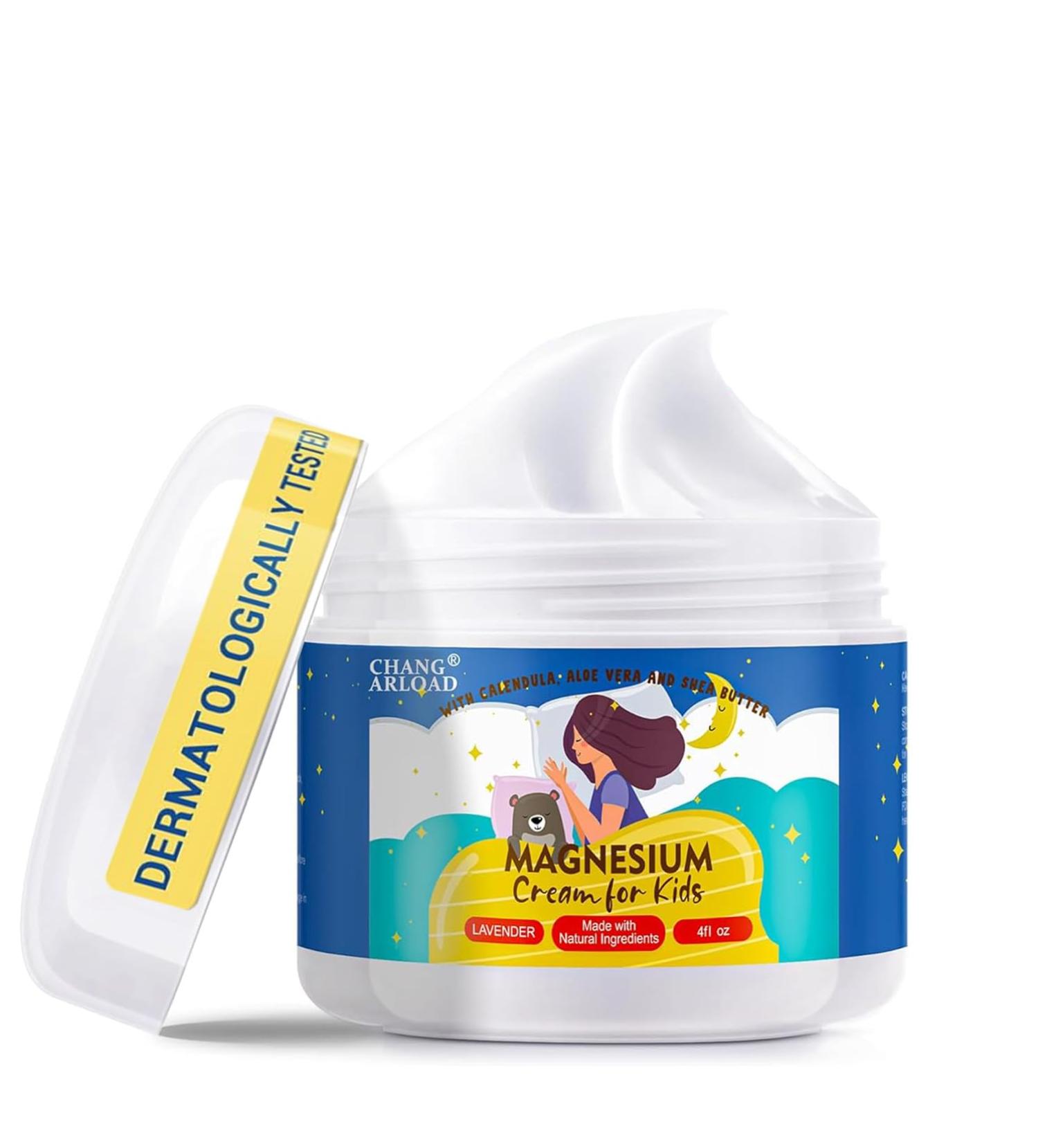 Kids Magnesium Lotion for Sleep Organics Magnesium Cream for Relaxation with Lavender & Shea Butter Sleep & Bedtime Melatonin 1 Fl Oz (Pack of 1) - Buy Online on GoSupps.com