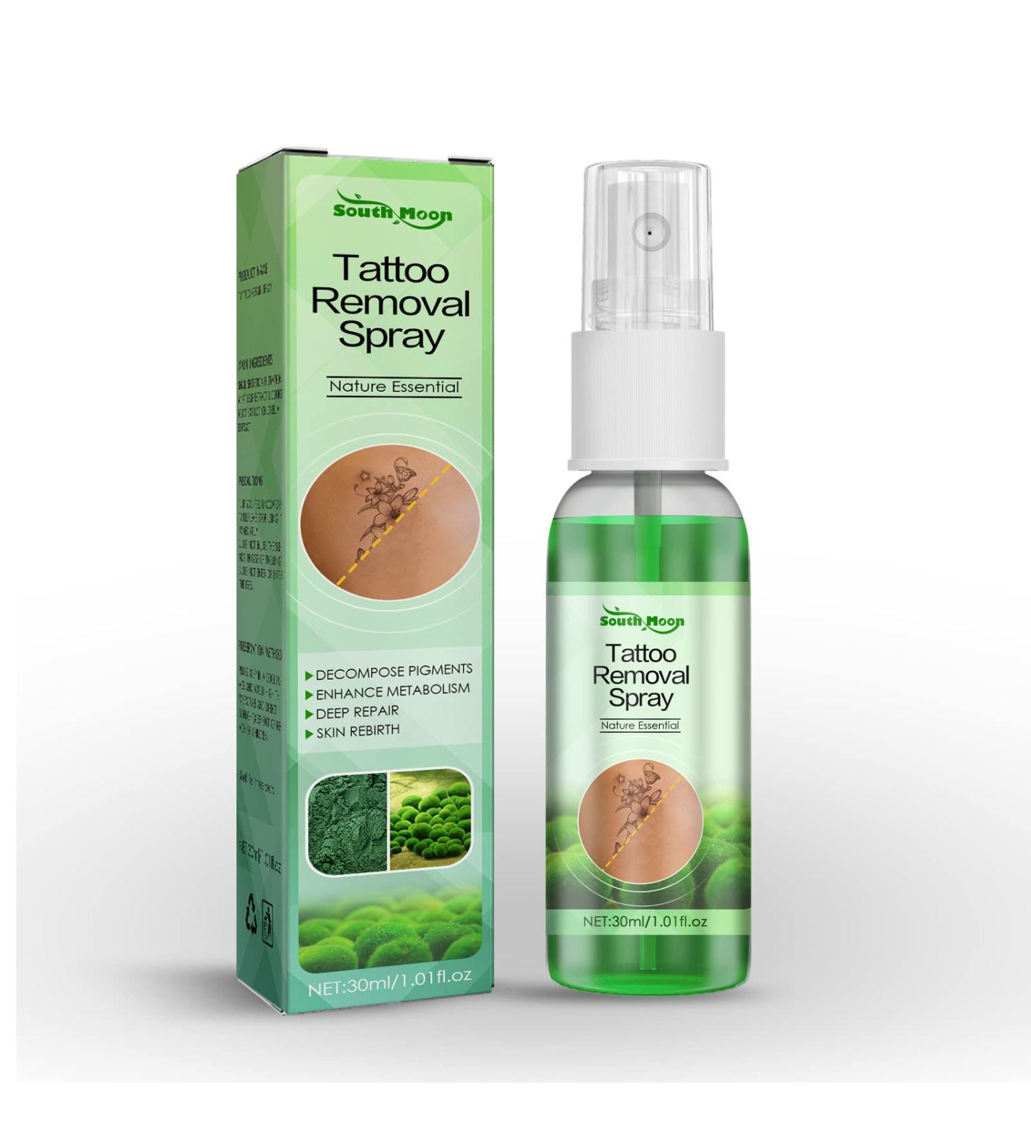 30ml Spray de D tatouage Dissolvant de Pigment de Tatouage Cr me De Retrait De Tatouage D'extrait De Plante Naturelle dissolvant de Tatouage Doux et s r pour la Plupart des Types Gr n - Buy Online on GoSupps.com
