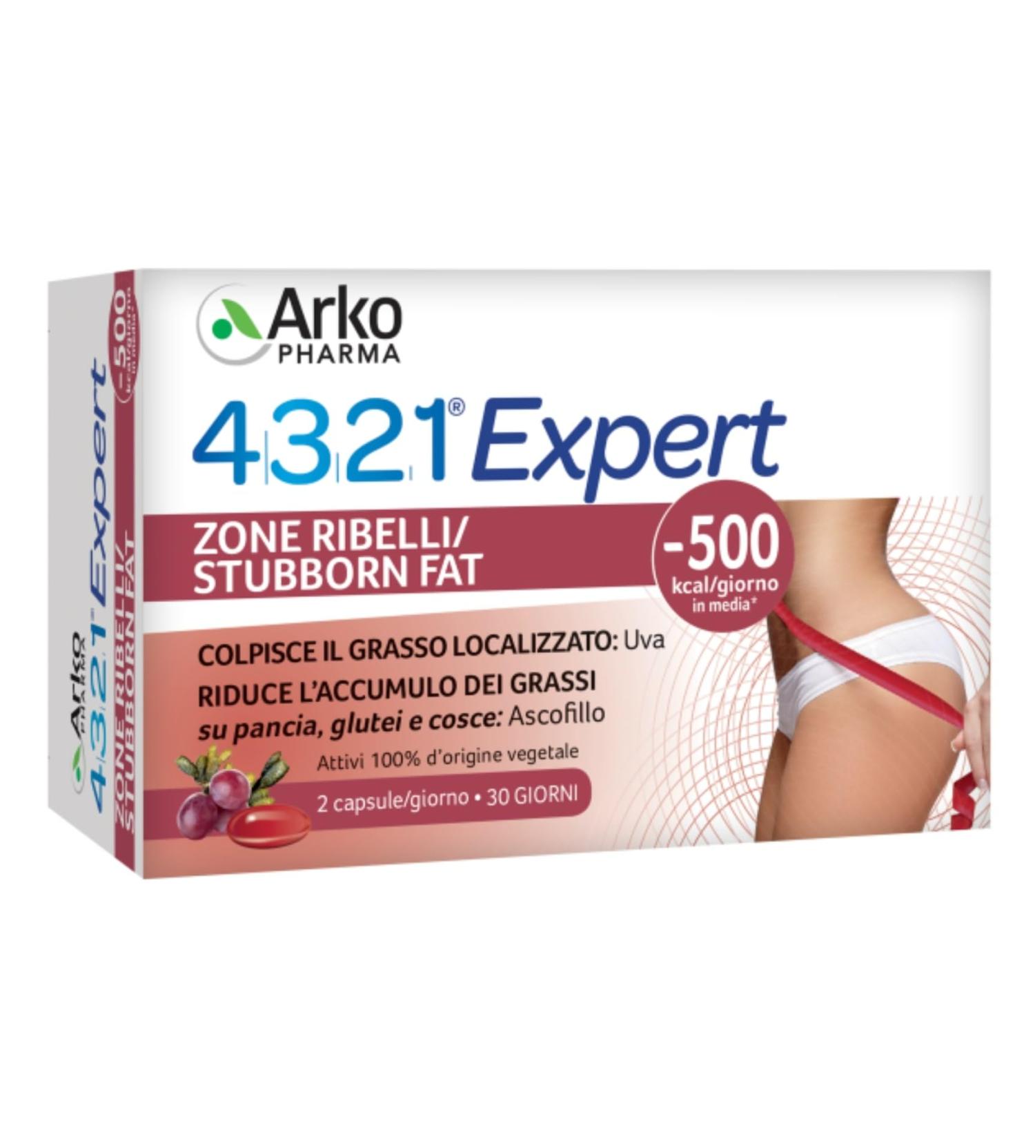 Arkopharma 4321 Slim Zone Rebels Food Supplement 60 Capsules - Buy Online on GoSupps.com