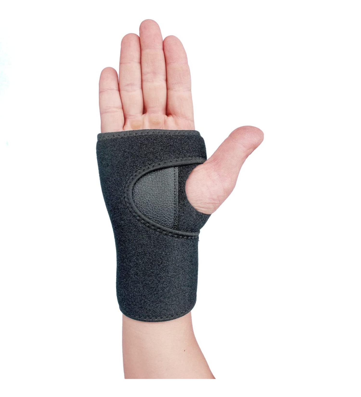 Wrist Sleep Support Brace with Splints - Hand Support for Carpal Tunnel, Arthritis, Tendonitis - Pain Relief & Recovery - Adjustable One Size Left Hand - Buy Online on GoSupps.com