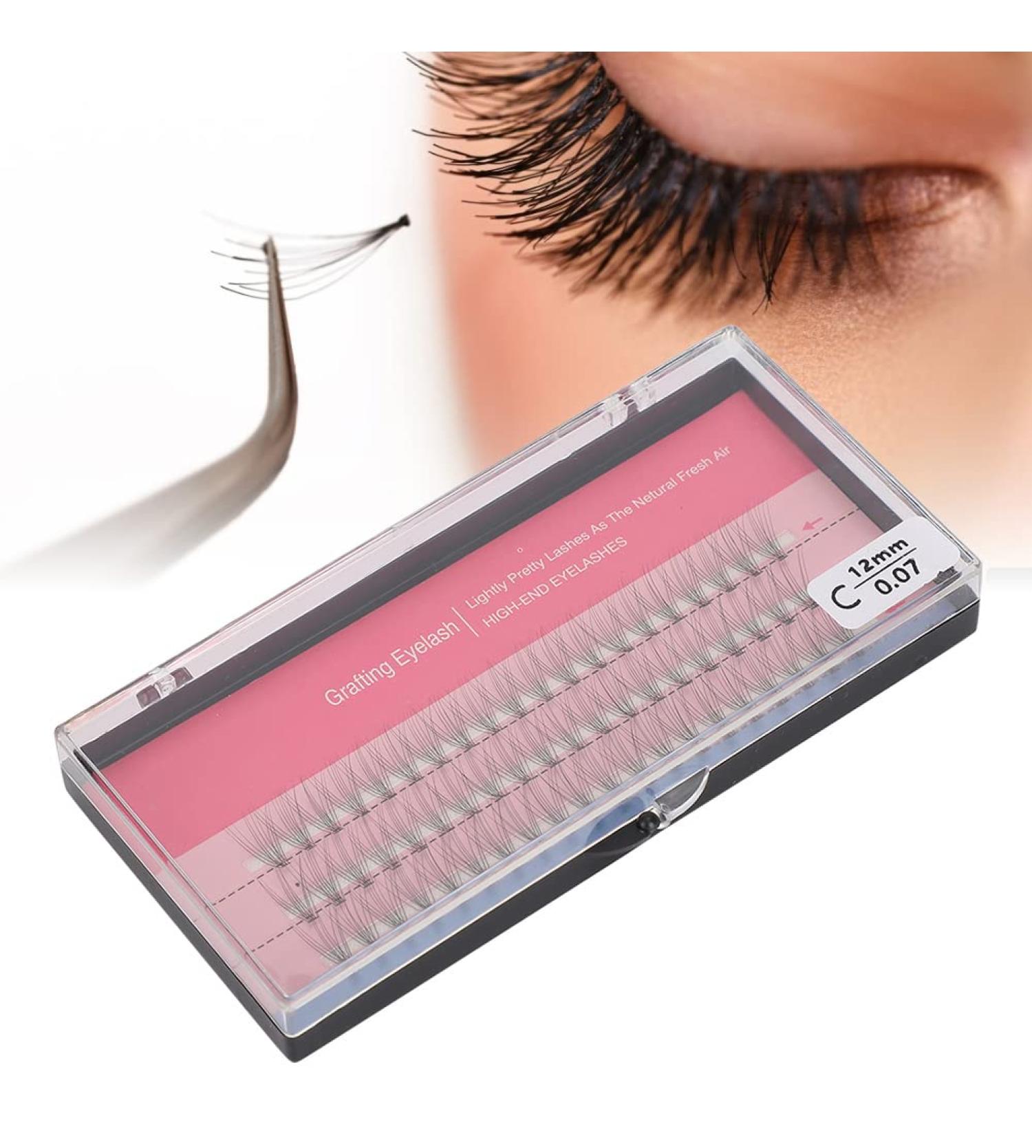 60pcs 3D Mink False Eyelashes Extensions - Easy Application Exquisite Craft Perfect for Any Occasion (12mm - Buy Online on GoSupps.com