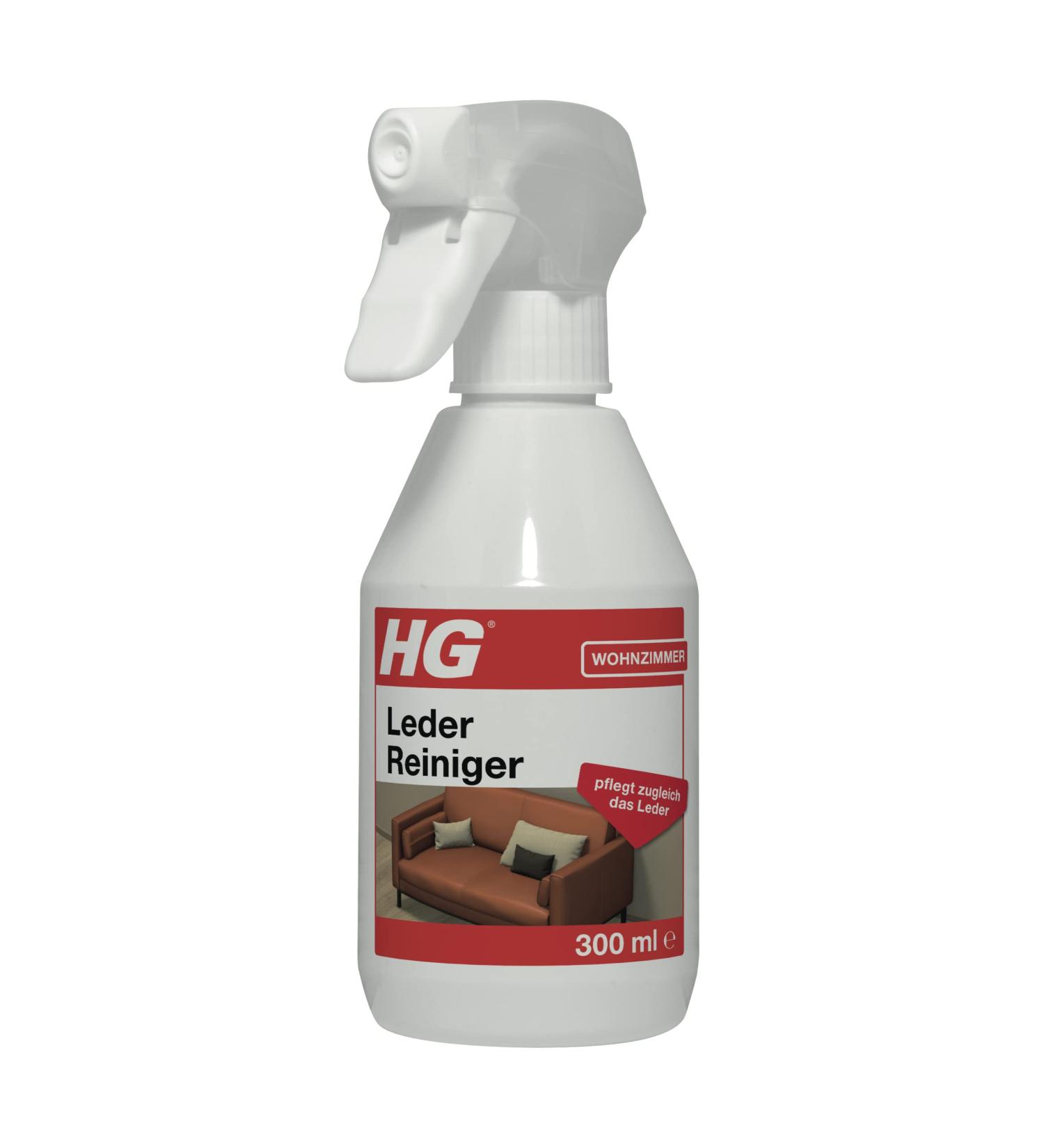HG Leather Cleaner Spray Effortless Leather Care & Cleaning in One Step 300 ml Fast Shipping Worldwide - Buy Online on GoSupps.com
