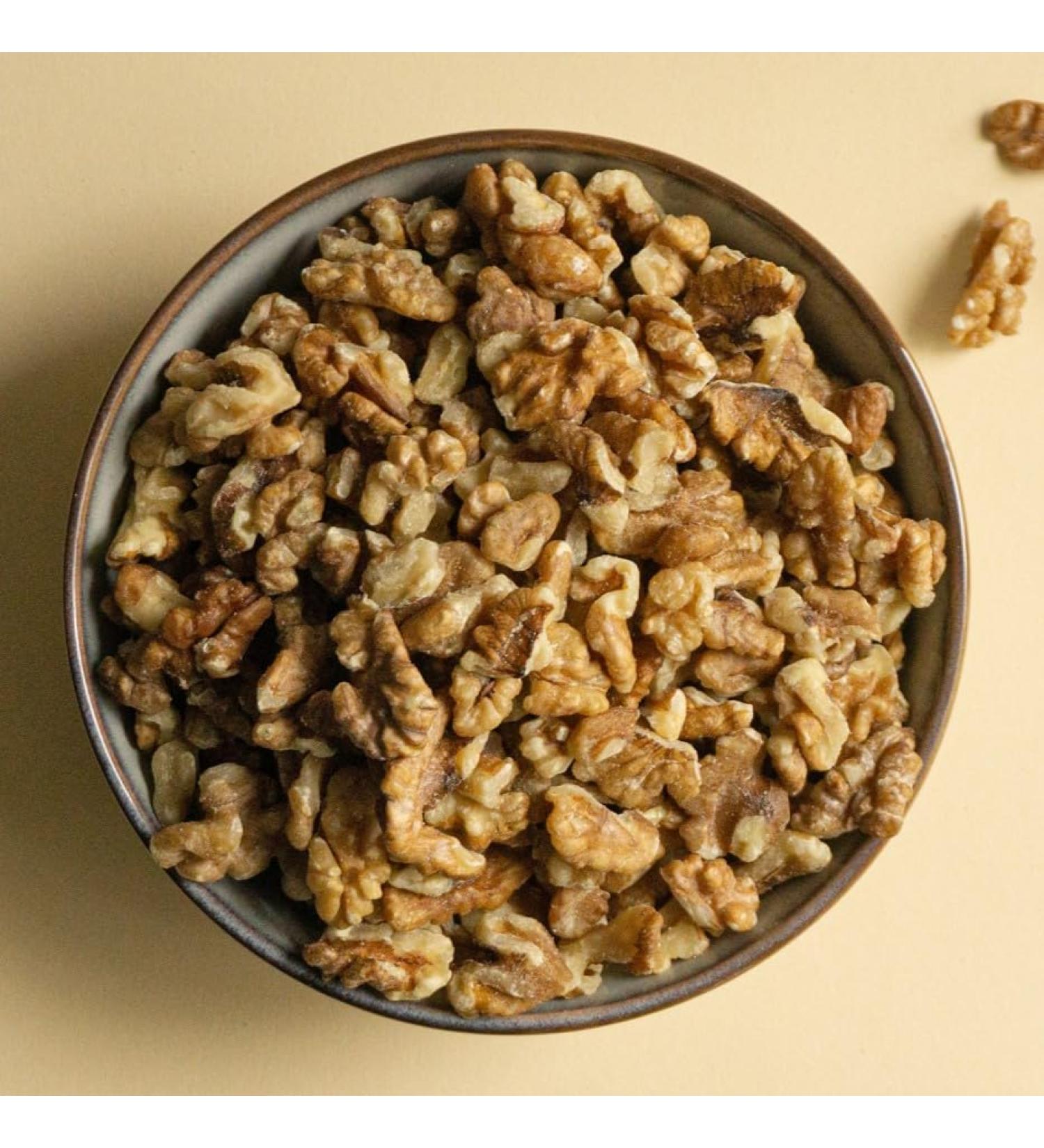 Organic Walnut Pieces 0.9 kg | 100% Natural Unsalted No Additives | Eco-Friendly Plastic-Free Packaging | Shop Internationally - Buy Online on GoSupps.com